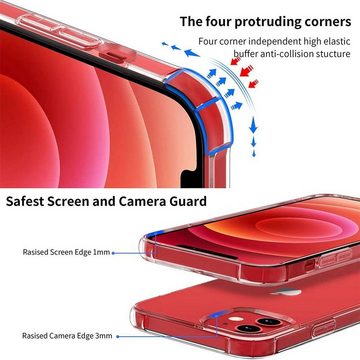 CoolGadget Handyhülle Anti Shock Rugged Case für Apple iPhone 12 Mini 5,4 Zoll, Slim Cover mit Kantenschutz Schutzhülle für iPhone 12 Mini Hülle