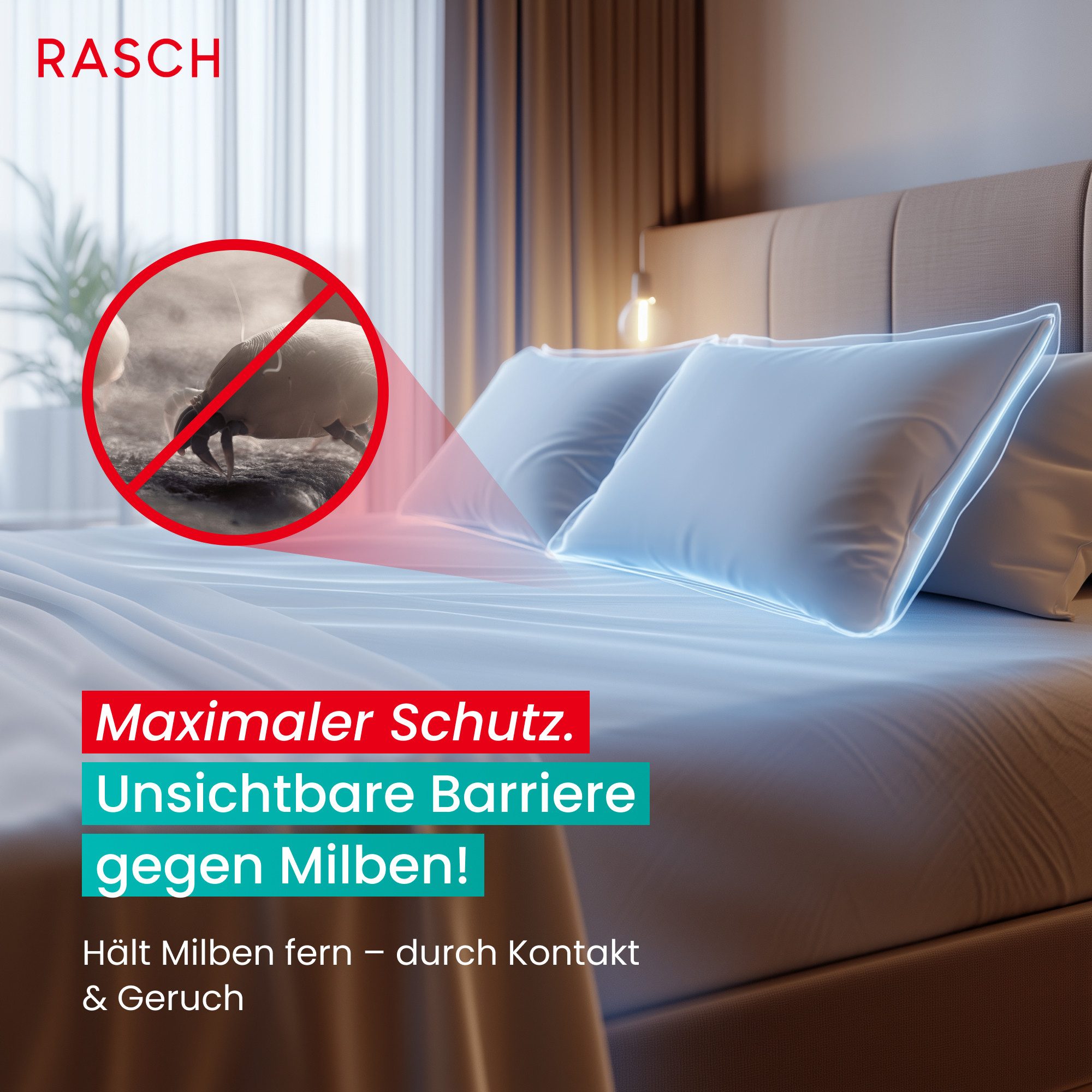 Rasch Insektenspray Rasch® Home Defender - Milben Stop Power Spray - 500 ml, 500 ml, 1-St., 500 ml