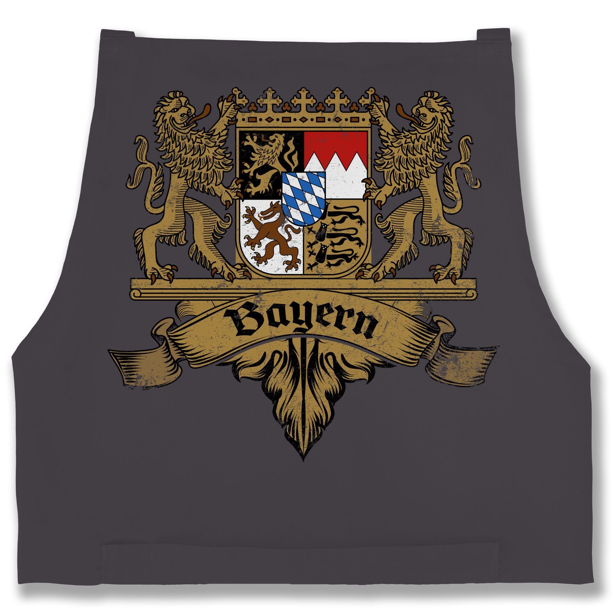 Shirtracer Kochschürze Bayern Wappen Bayernland Freistaat günstig online kaufen