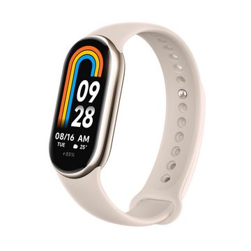 Xiaomi Smart Band 8 Fitnessband (4,11 cm/1,62 Zoll), 4,12 cm (1,62 Zoll) AMOLED 60 Hz Farbdisplay mit Touchscreen, Bis zu 16 Tage Akkulaufzeit