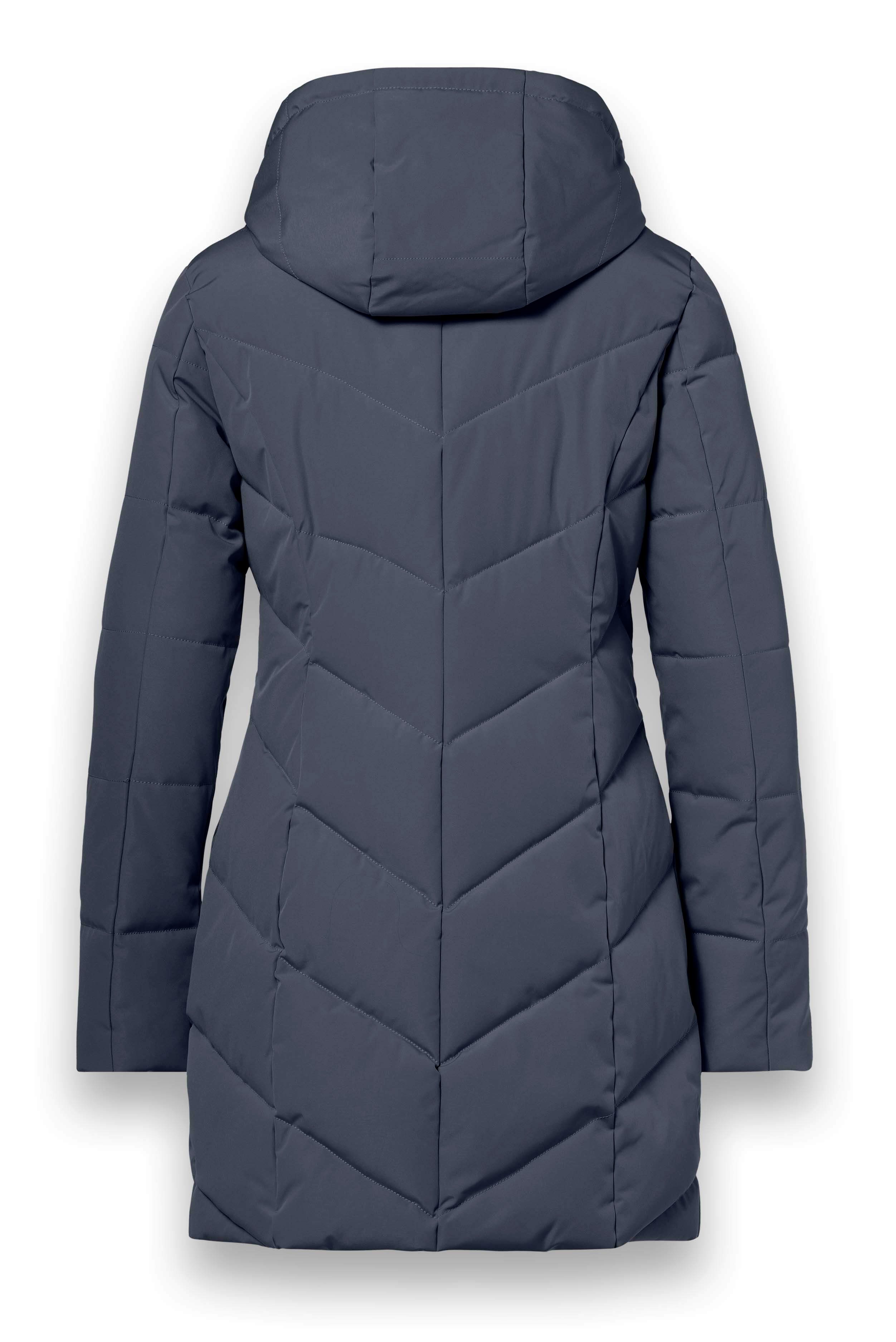 District Wintermantel Zodiac (mit Kapuze, warm, wasserabweisend) navyblau Damen