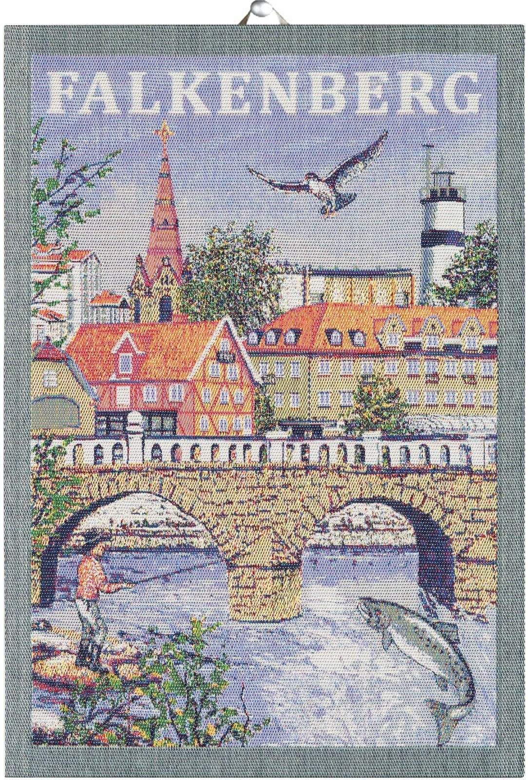 Geschirrtuch (1-tlg., Pixel Ekelund Falkenberg Geschirrtuch), 35x50 cm, x 1 gewebt Küchenhandtuch (6-farbig)