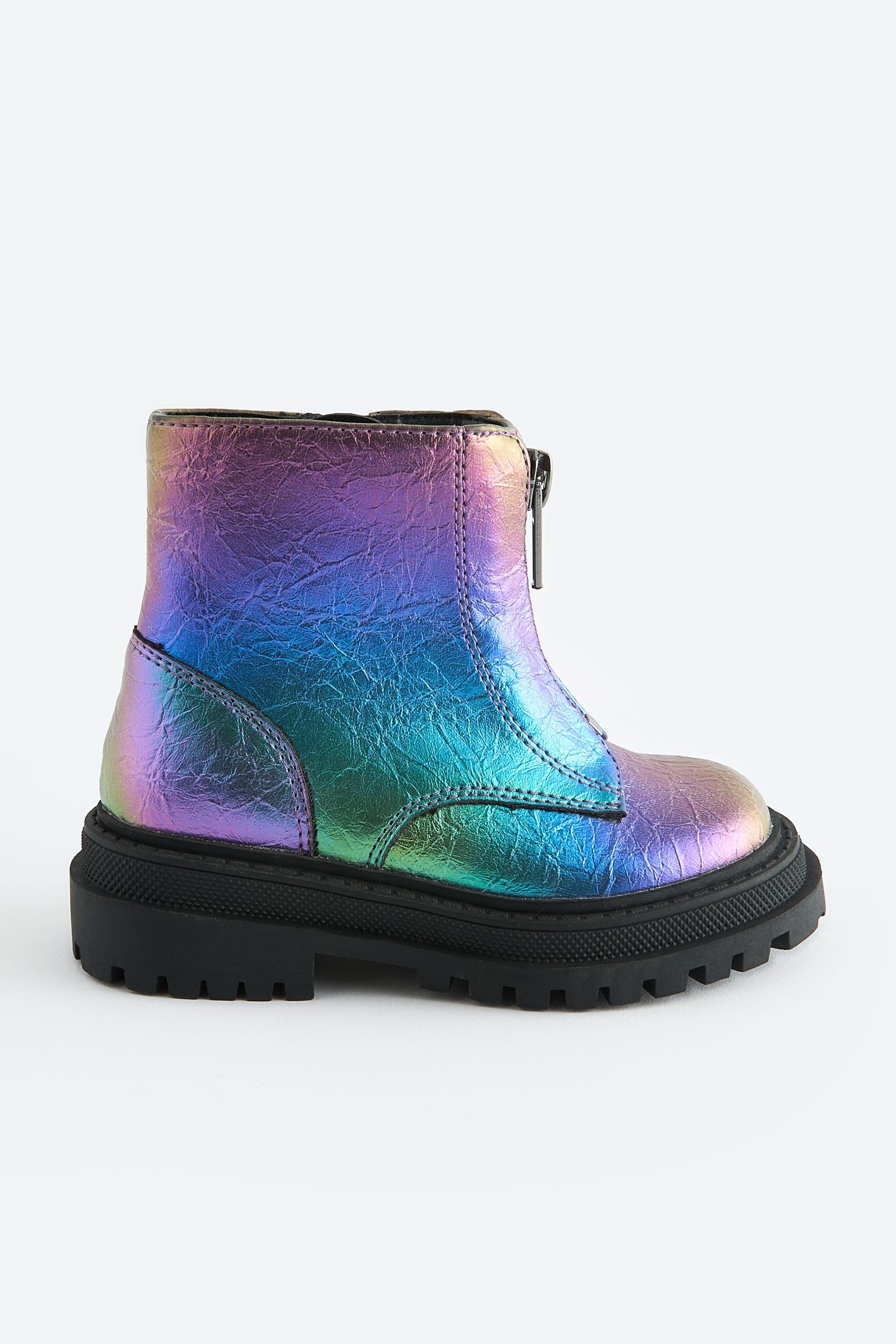 Next Stiefel mit Frontreißverschluss, weite Passform günstig online kaufen