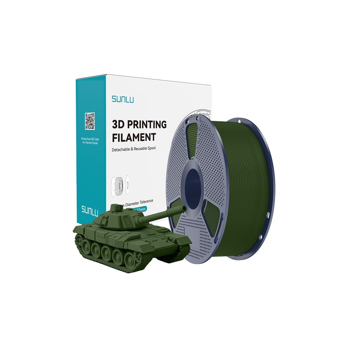 SUNLU Filament Sunlu PLA+ High Speed Filament 1,75 3D Druck