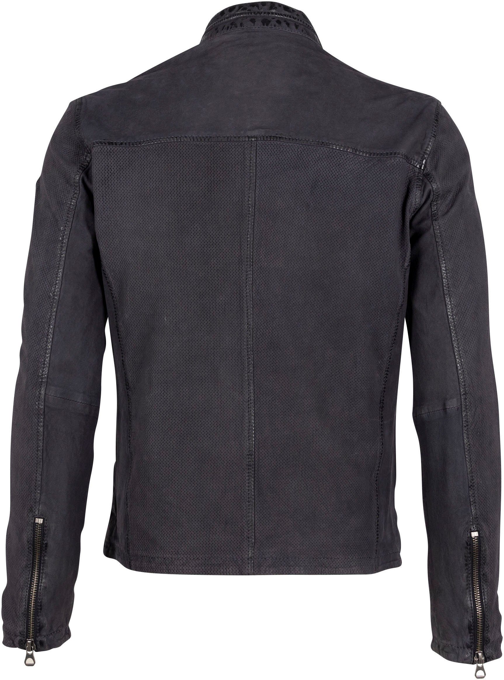 Mauritius Lederjacke GMBlake mit Reißverschlusstaschen günstig online kaufen