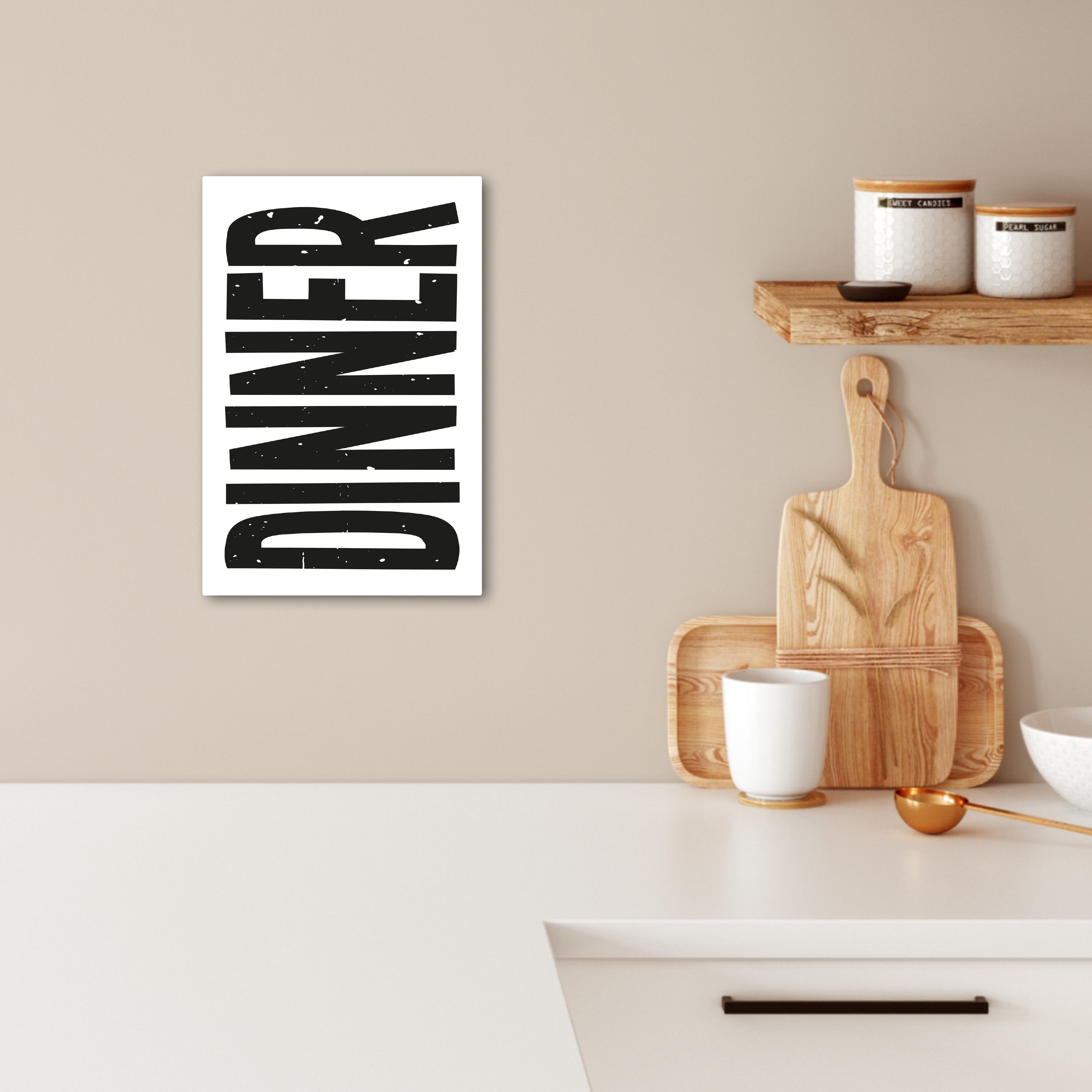 OneMillionCanvasses® Leinwandbild Schwarz - Dekoration - günstig online kaufen