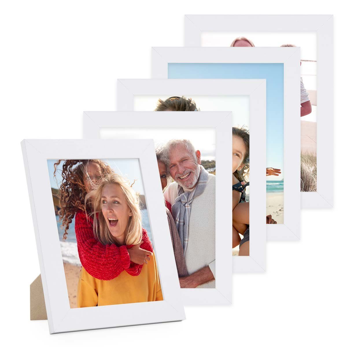 PHOTOLINI Bilderrahmen 5er Set breite Rahmen, günstig online kaufen