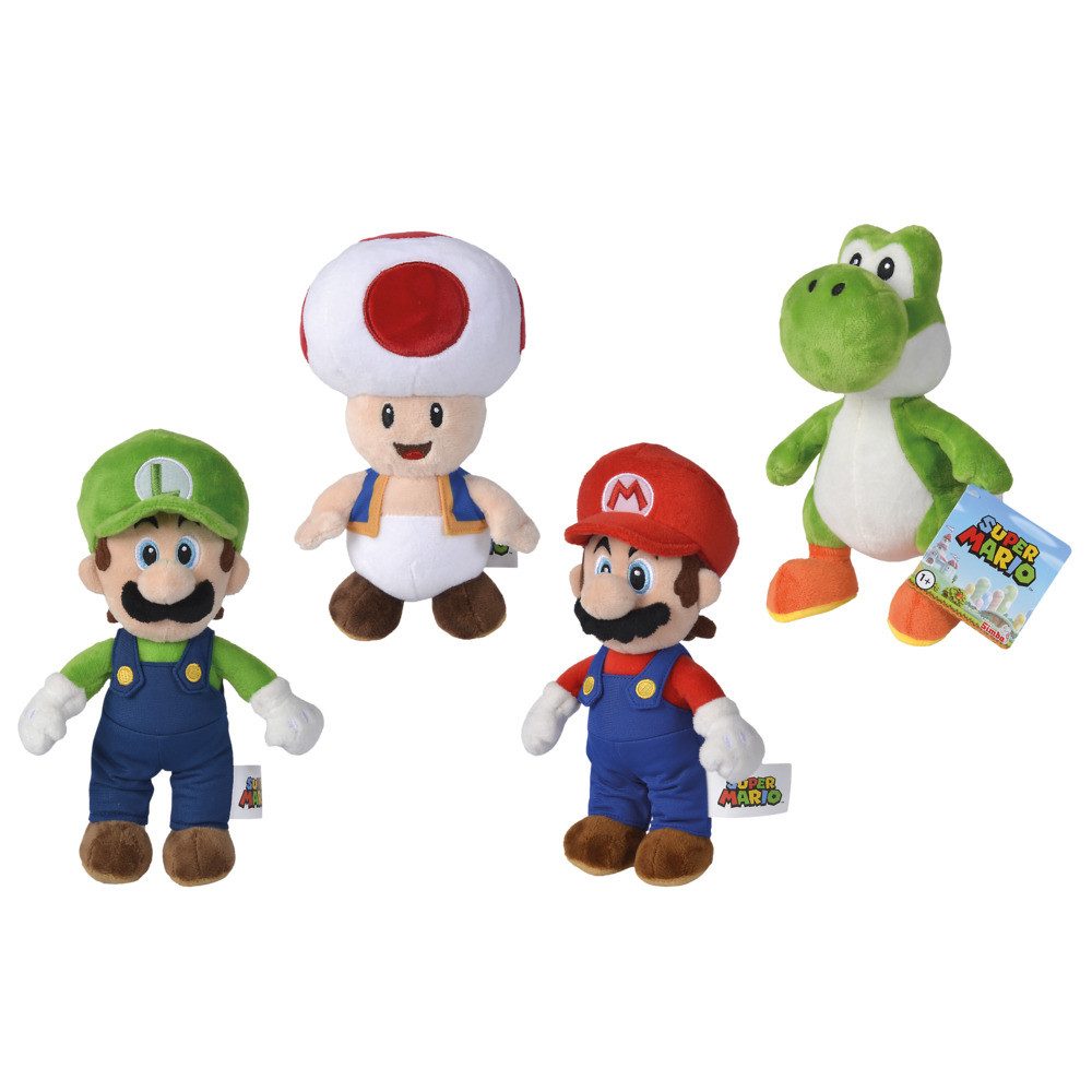 Simba Dickie Plüschfigur Plüsch SUPER MARIO 20cm 4fach sortiert günstig online kaufen