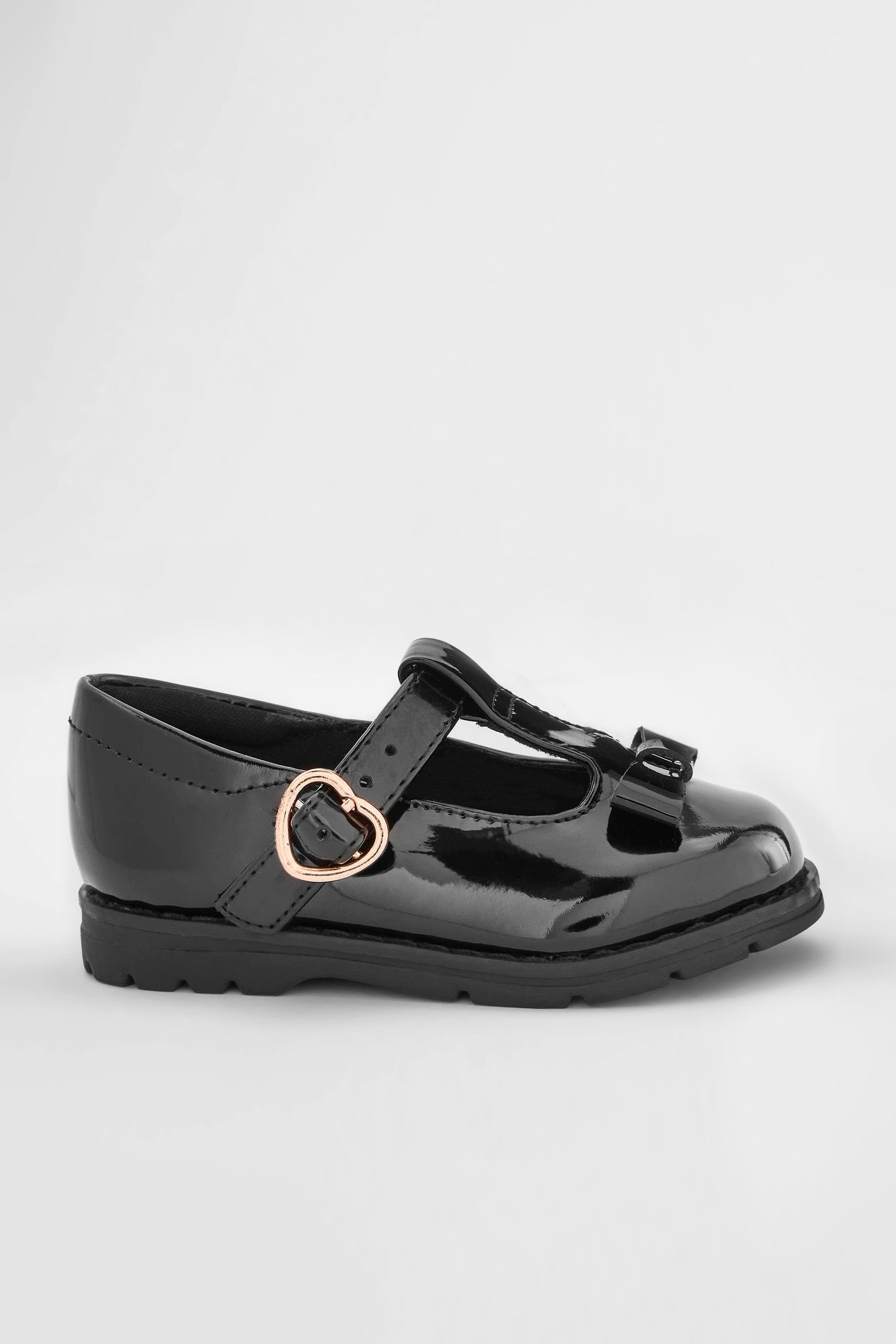Mädchenschuhe mit T-Steg, weite Passform T-Strap-Sandale