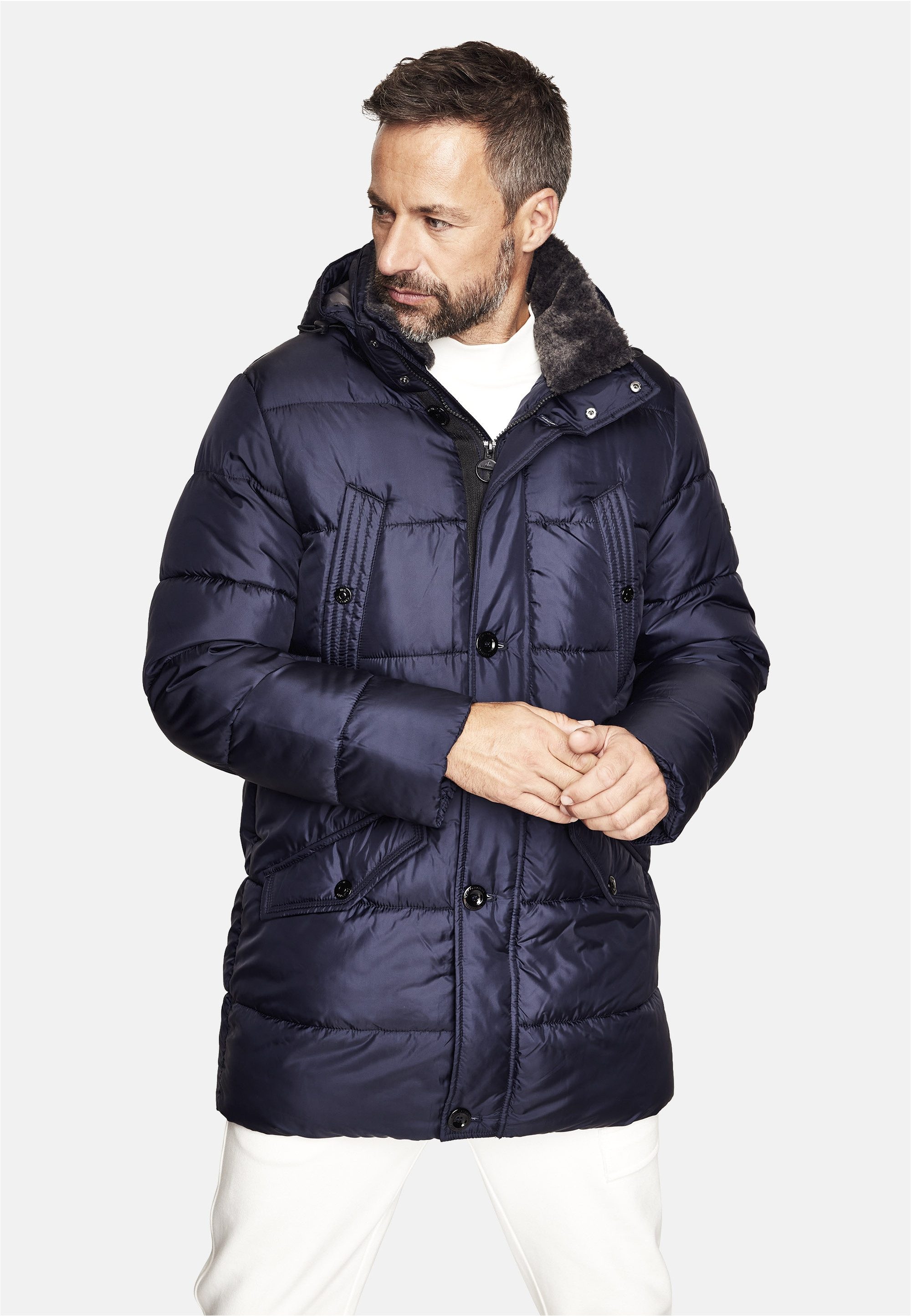 New Canadian Steppjacke mit abnehmbarem Innenkragen günstig online kaufen