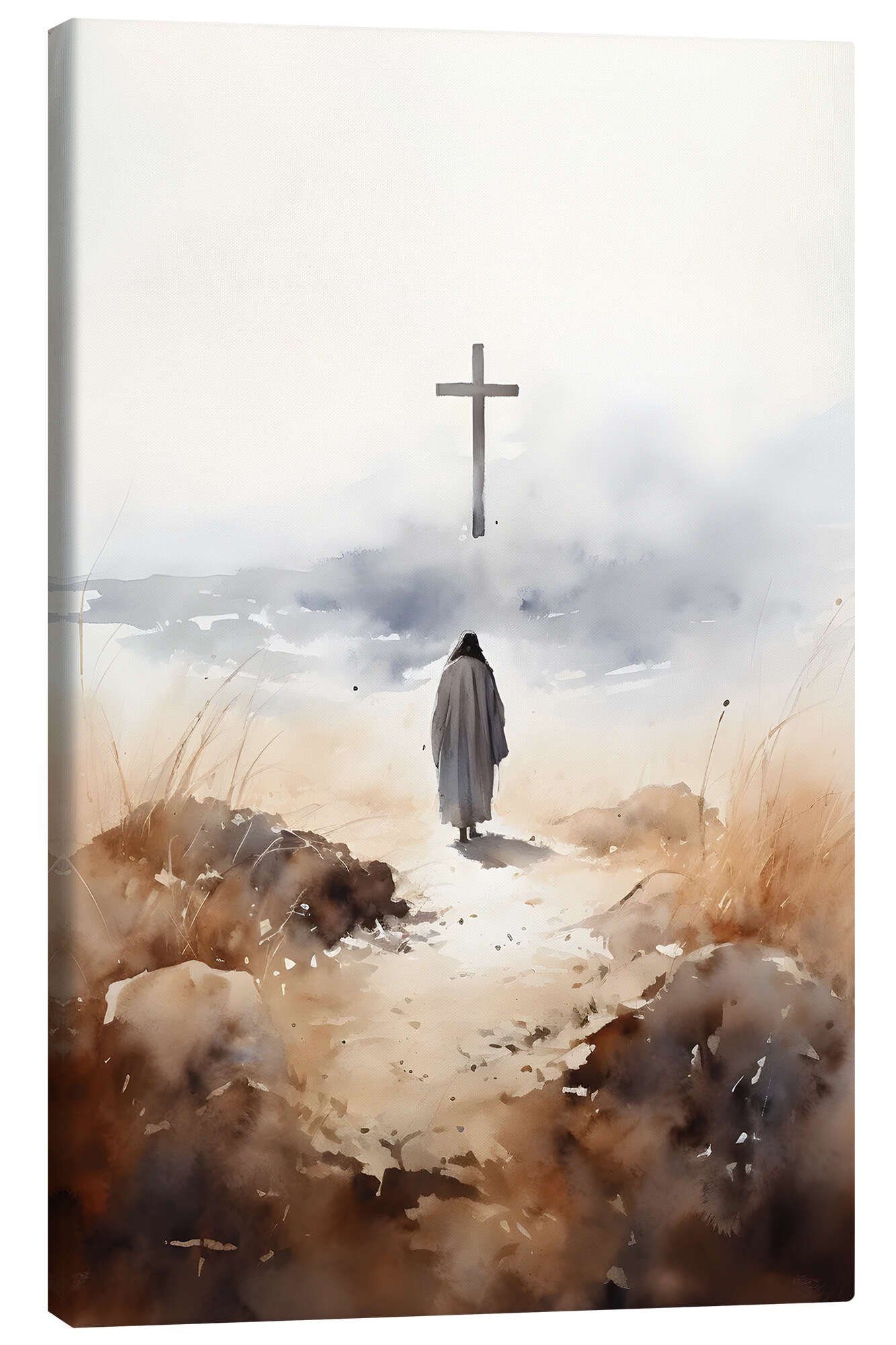 Posterlounge Wandbild Jesus und das Kreuz, günstig online kaufen