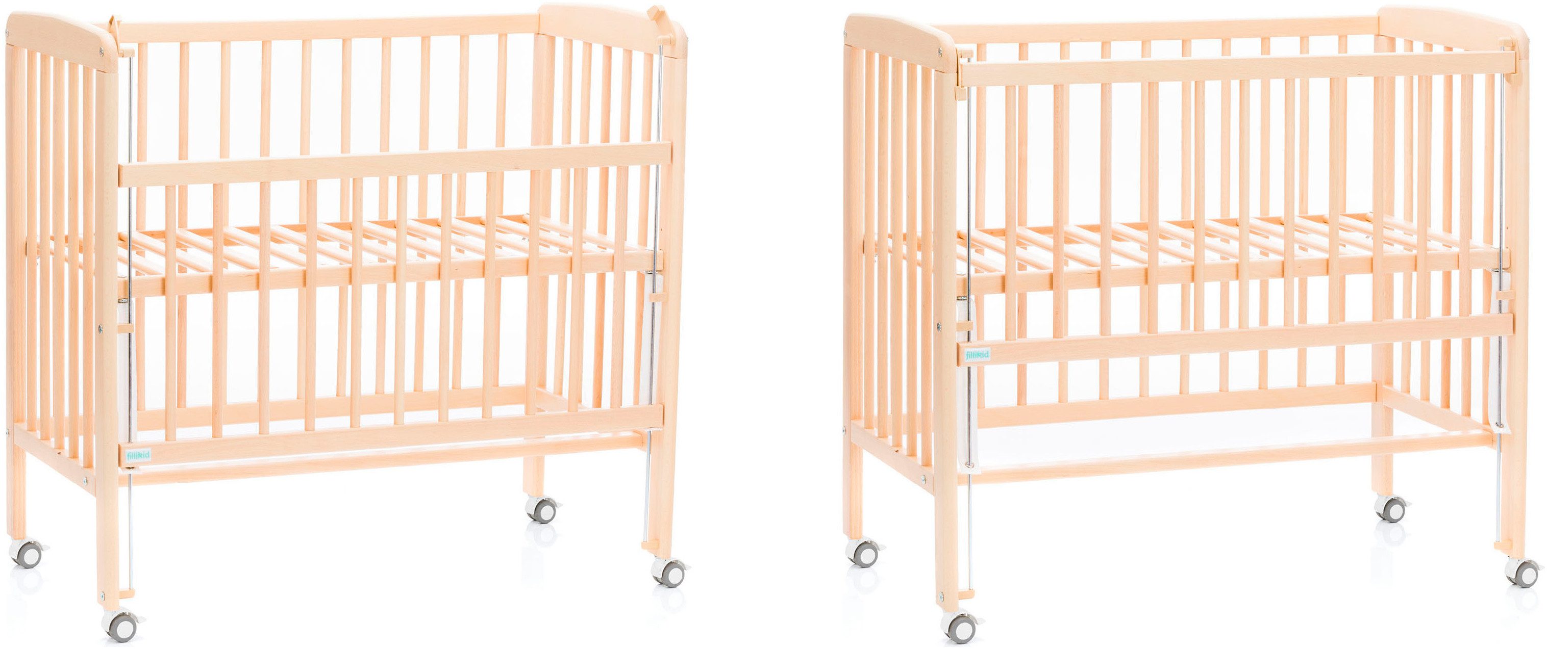 Fillikid Beistellbett Nino, inkl. Matratze; Made in Europe