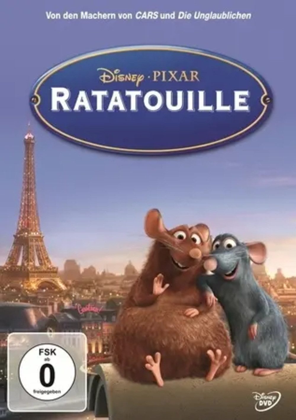 DVD Ratatouille, 1 DVD