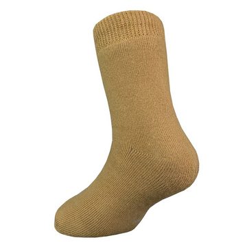 Yalion Langsocken Yalion Lange Socken weiche Kinder Socken mit Vollplüsch einfarbig atmungsaktiv