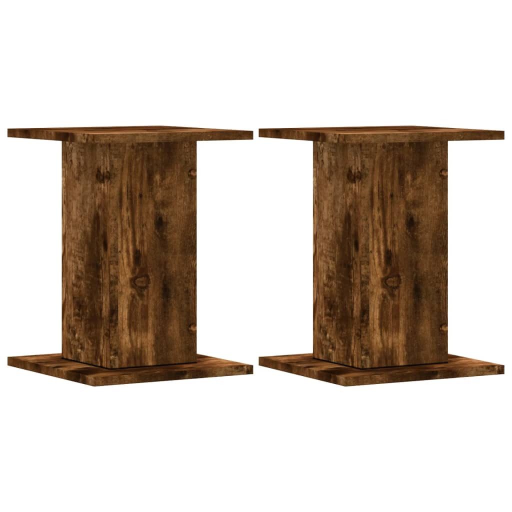 vidaXL Blumenständer Pflanzenständer 2 Stk. Räuchereiche günstig online kaufen