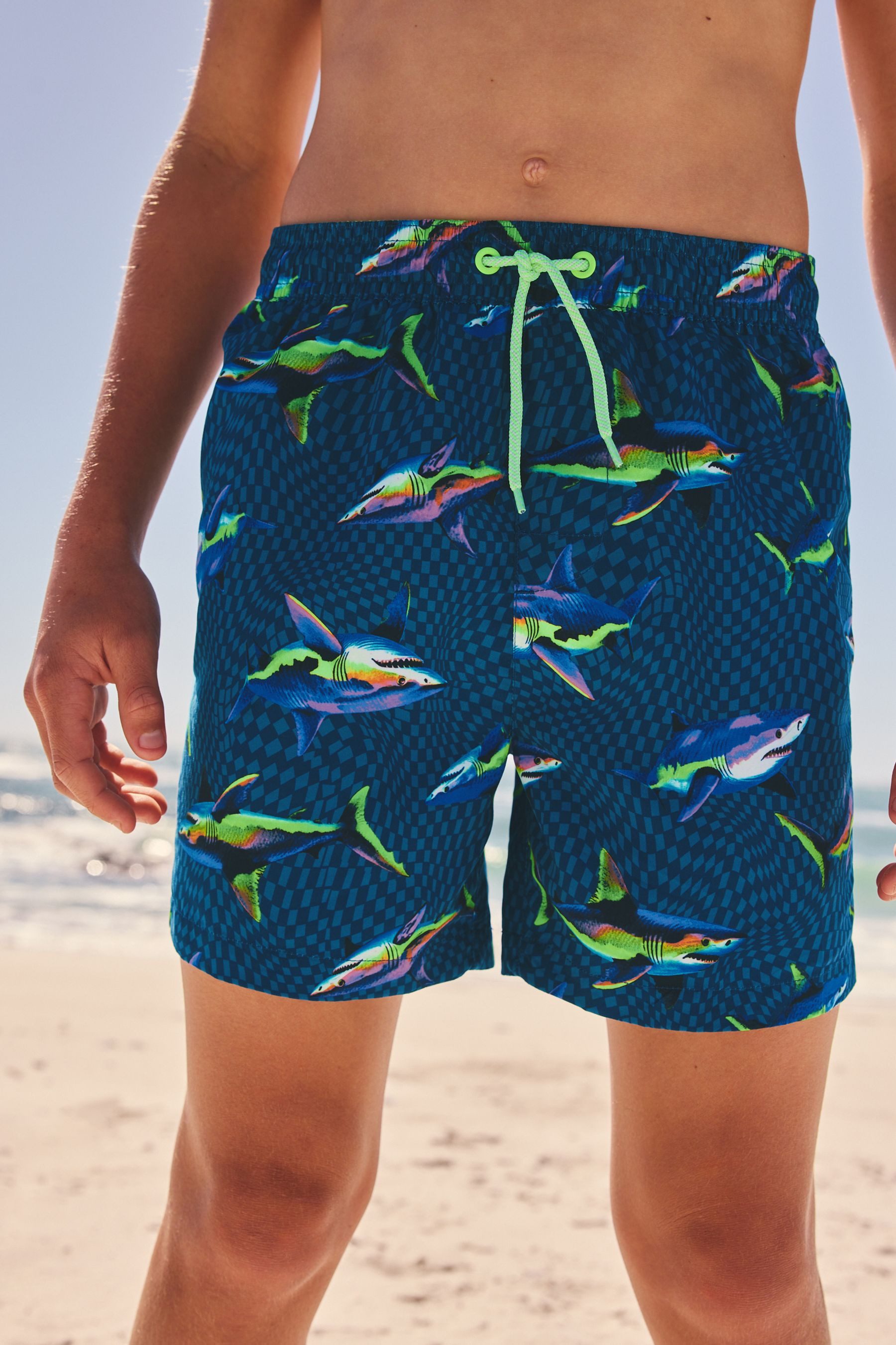 Next Badeshorts Badeshorts mit Print (1-St)