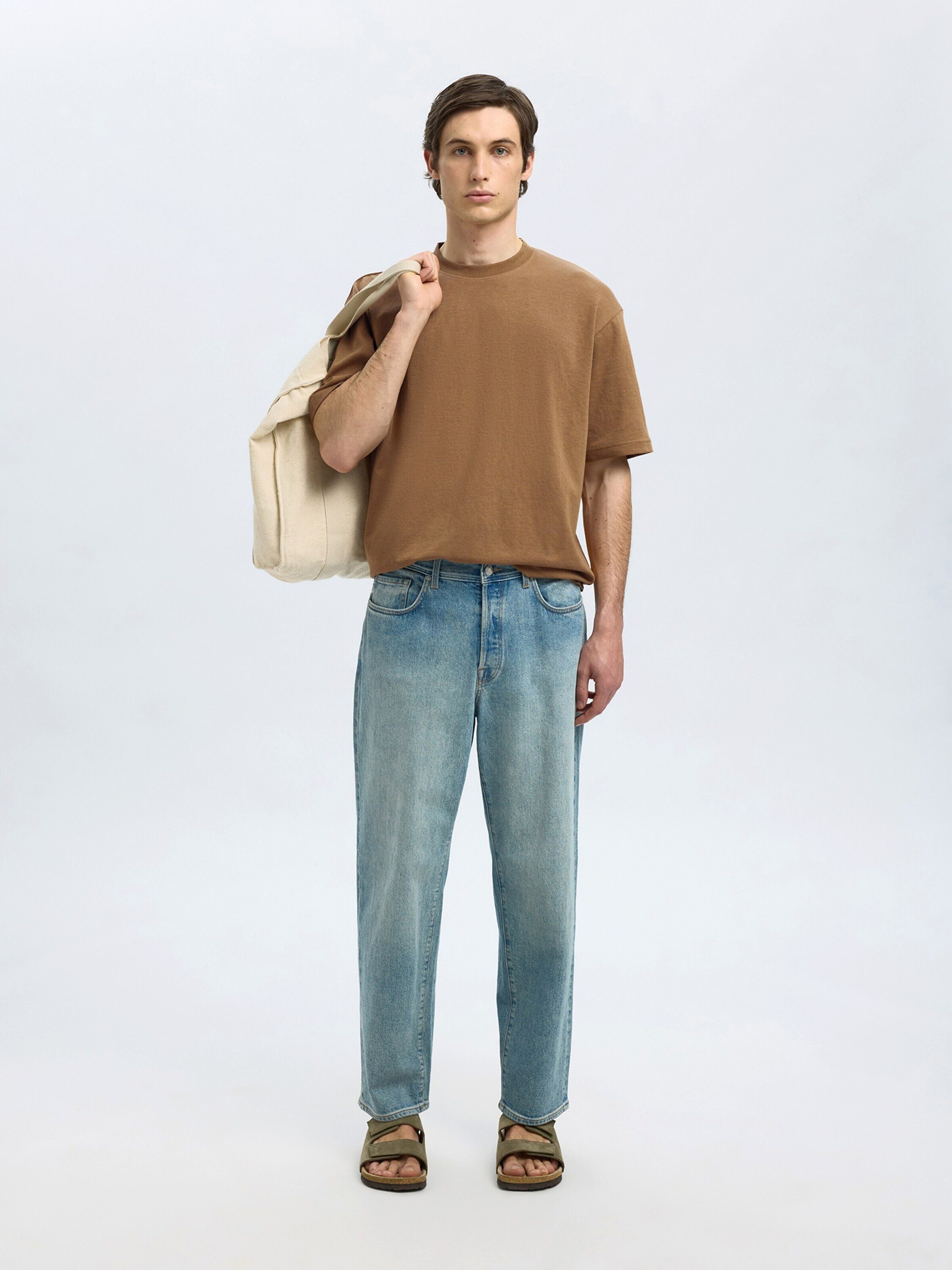 Selected T-Shirt SLHOSCAR (1-tlg)