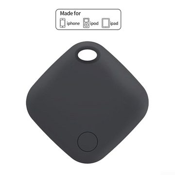 Silberstern Mini Locator Gepäckstalker Smart Tag GPS Tracks Antilost Alarm Navigationsgerät (Haustierverfolgung, Anti-Verlust-Artefakt, Geeignet für Schlüssel und Brieftaschen für den täglichen Gebrauch)