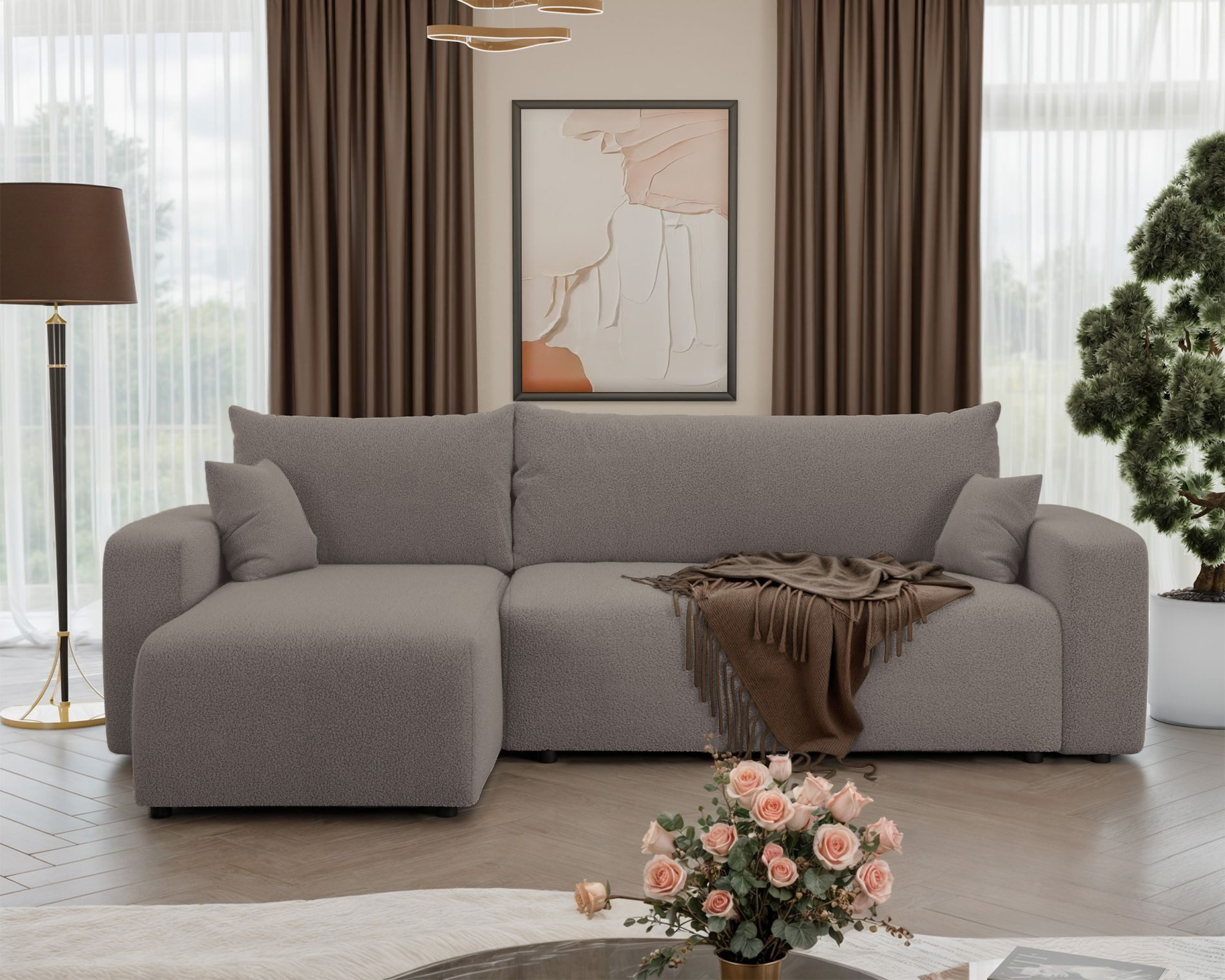 Selsey Ecksofa PIANONI, mit Schlaffunktion, Bettkasten günstig online kaufen