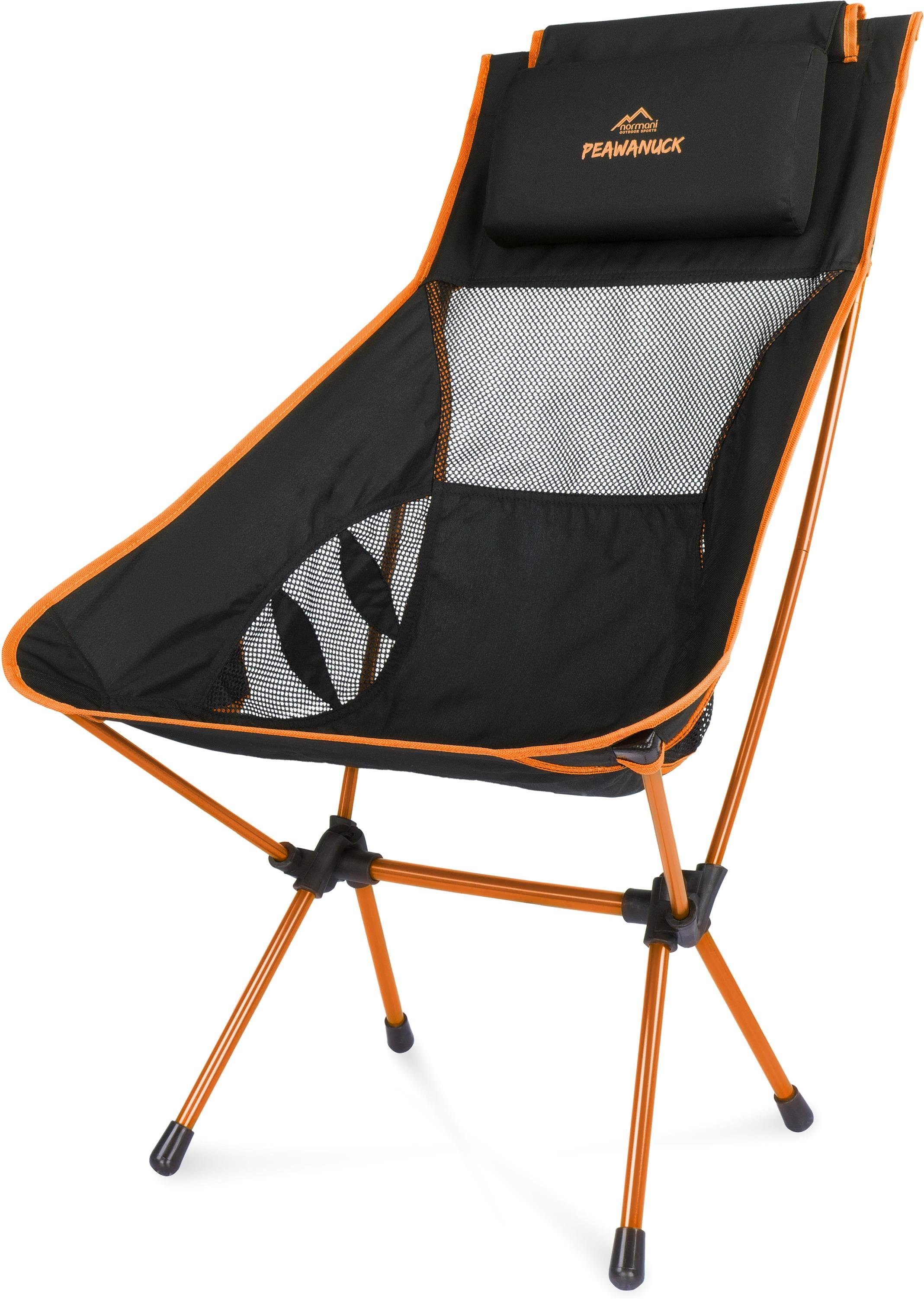 normani Campingstuhl Ultraleichter Campingstuhl Peawanuck, Outdoorstuhl Hochlehner Faltstuhl Strandstuhl Anglerstuhl – Bild 5 von 5