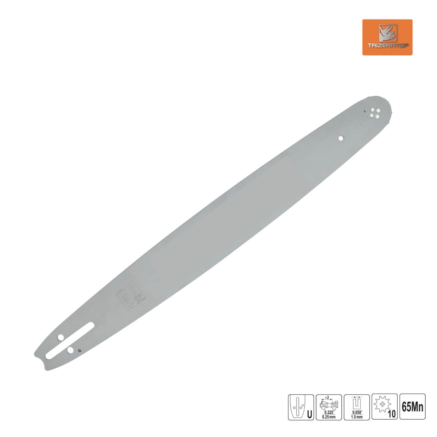 TRIZERATOP Führungsschiene Führungsschiene Länge 50 cm .325" x 1,5mm Zähne 10, 1,5 mm, (1-St)