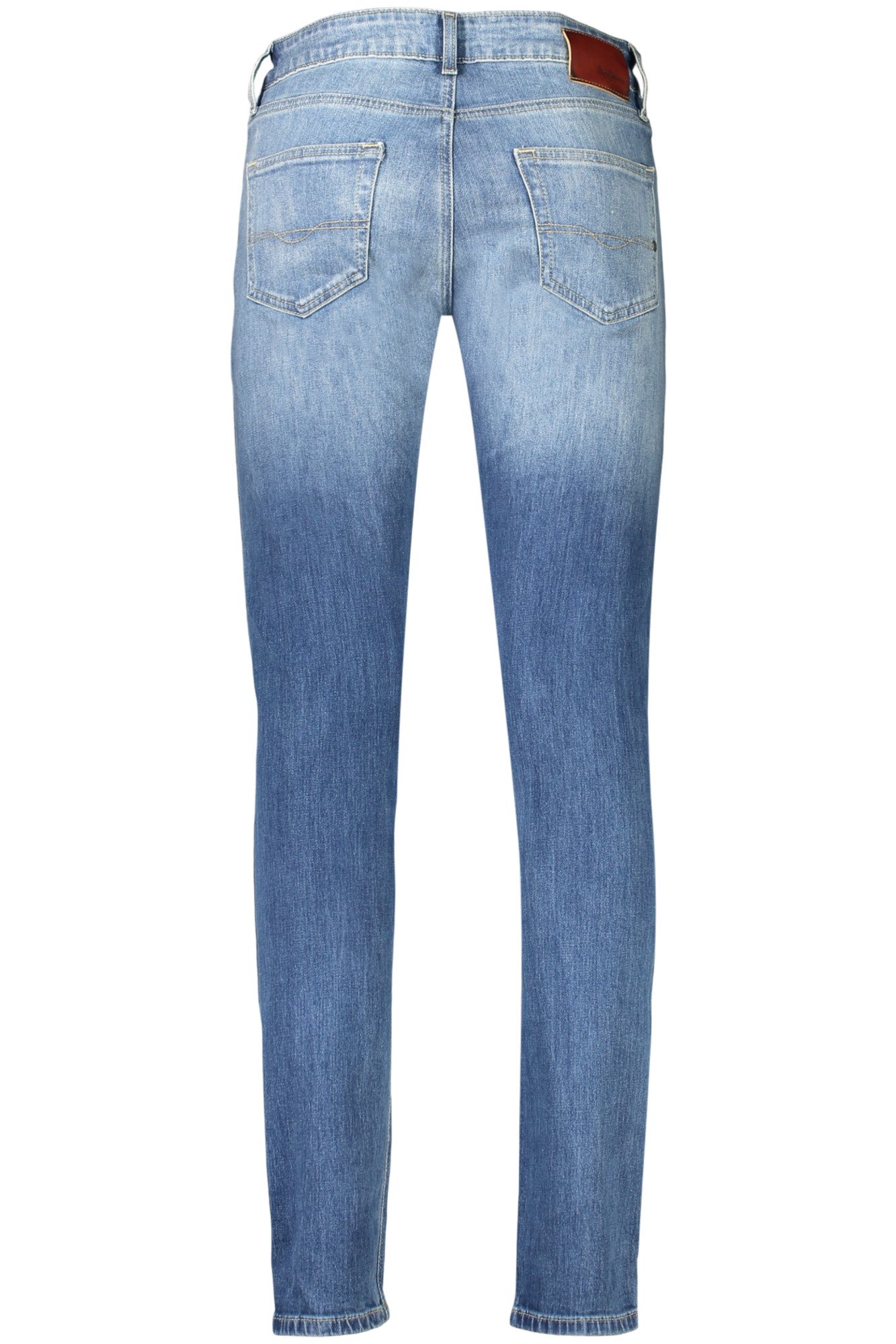 Pepe Jeans 5-Pocket-Jeans Herren Skinny Jeans Blau mit Used-Effekt und Mittlerer Taille