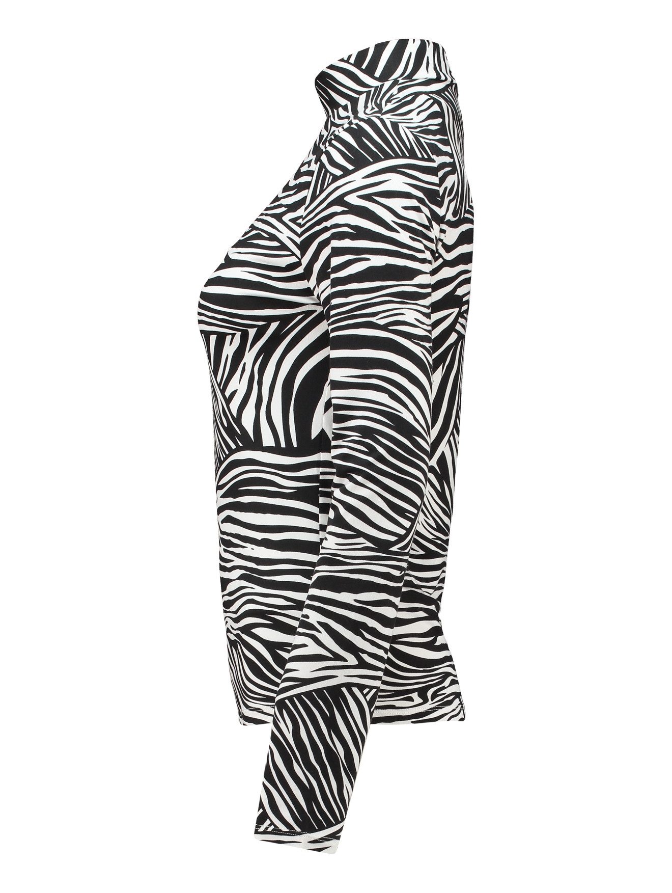 HaILY’S T-Shirt Muster Hochkragen Langarmshirt (1-tlg) LS P TP Ki44mmy günstig online kaufen