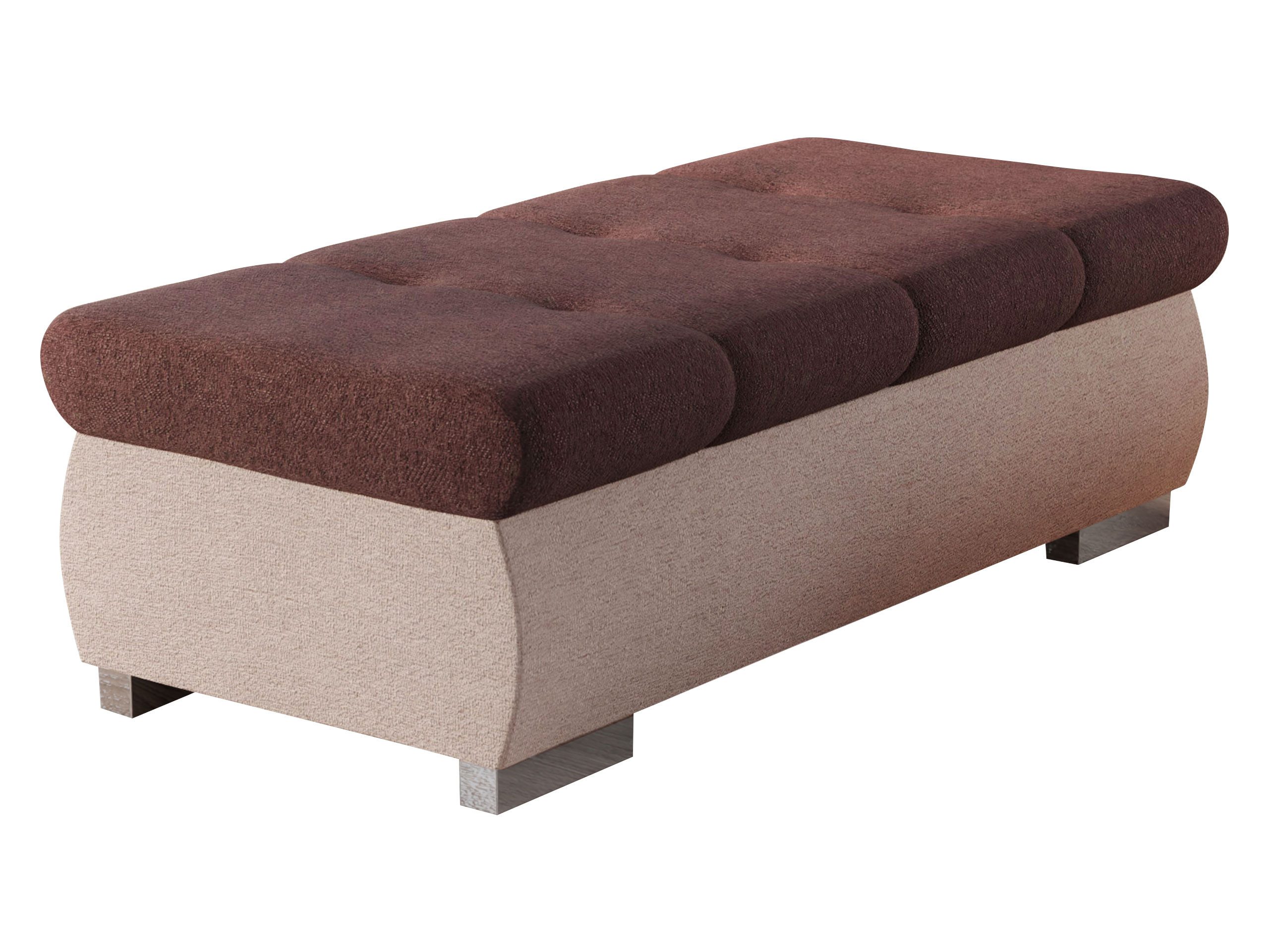 MIRJAN24 Polsterhocker Orkan Groß, Holzkonstruktion, 120x60x39 günstig online kaufen