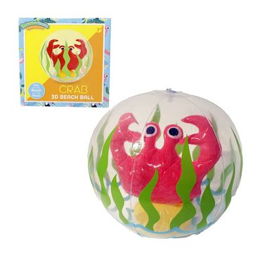BEMIRO Wasserball Strandball aufblasbar 3D Motiv - ca. 30 cm