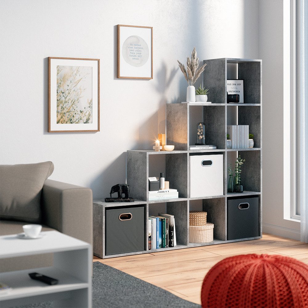 Vicco Raumteiler, Beton, 142.4 x 143 cm, Drehbar günstig online kaufen