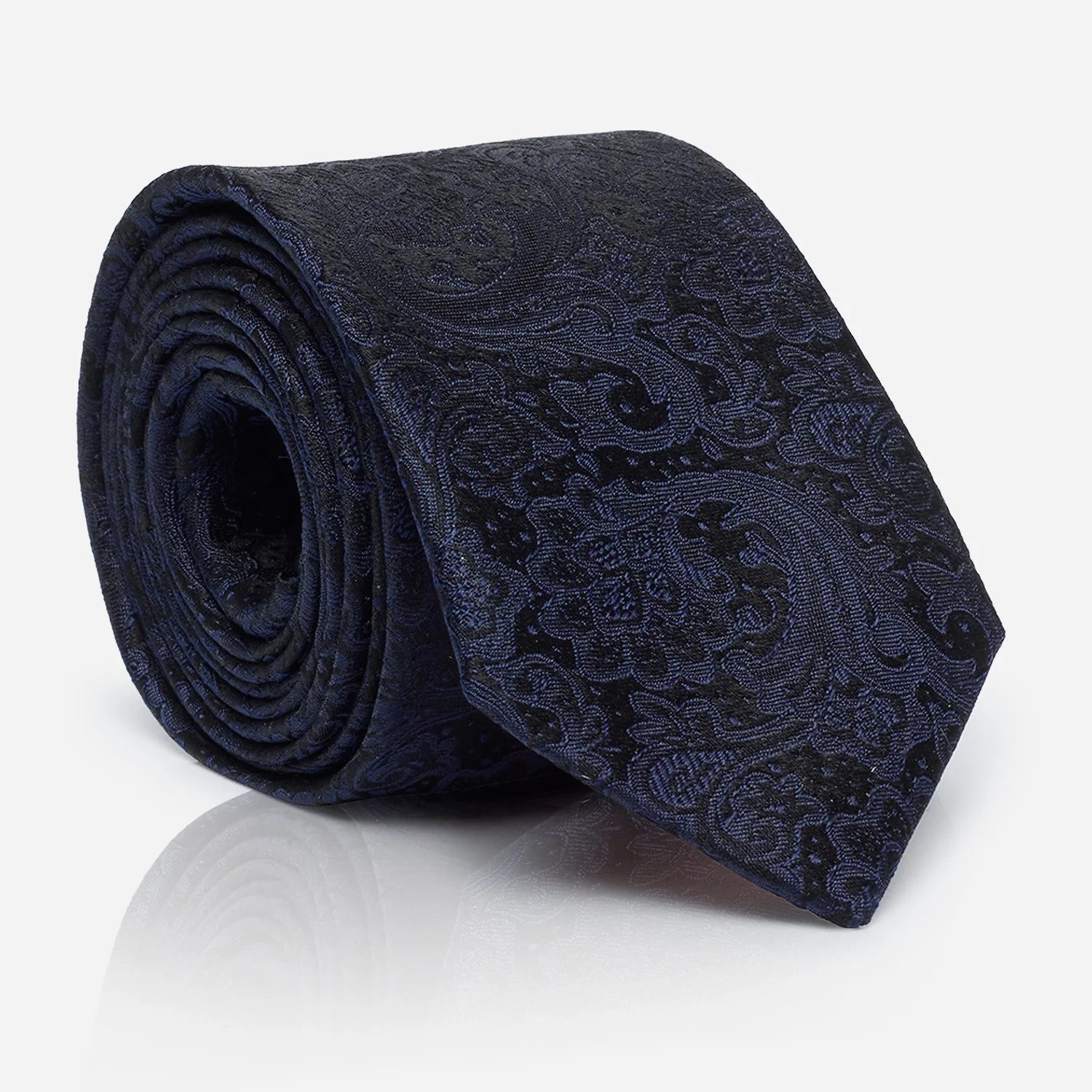Krawatte LUAN - Krawatte aus Seide mit Paisley-Muster für Herren - 6,5 cm