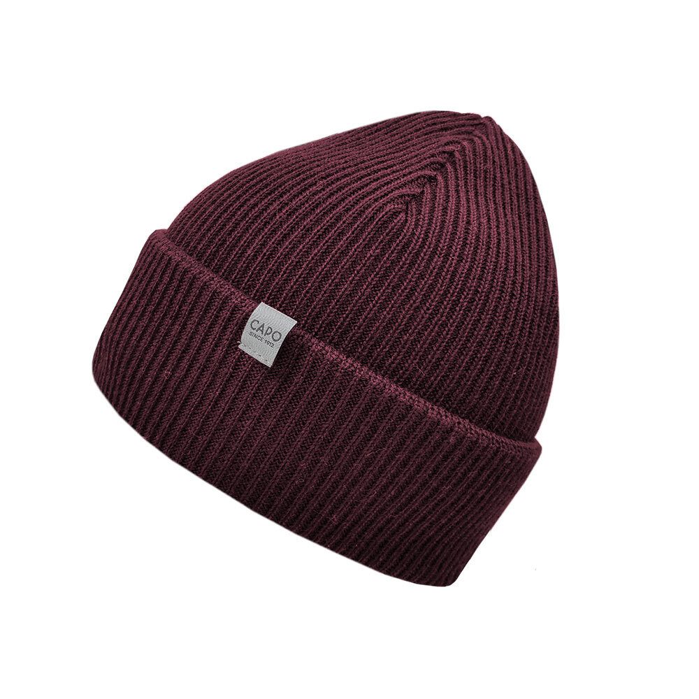 CAPO Strickmütze Strickmütze, Umschlag Merinowolle (1-St) günstig online kaufen
