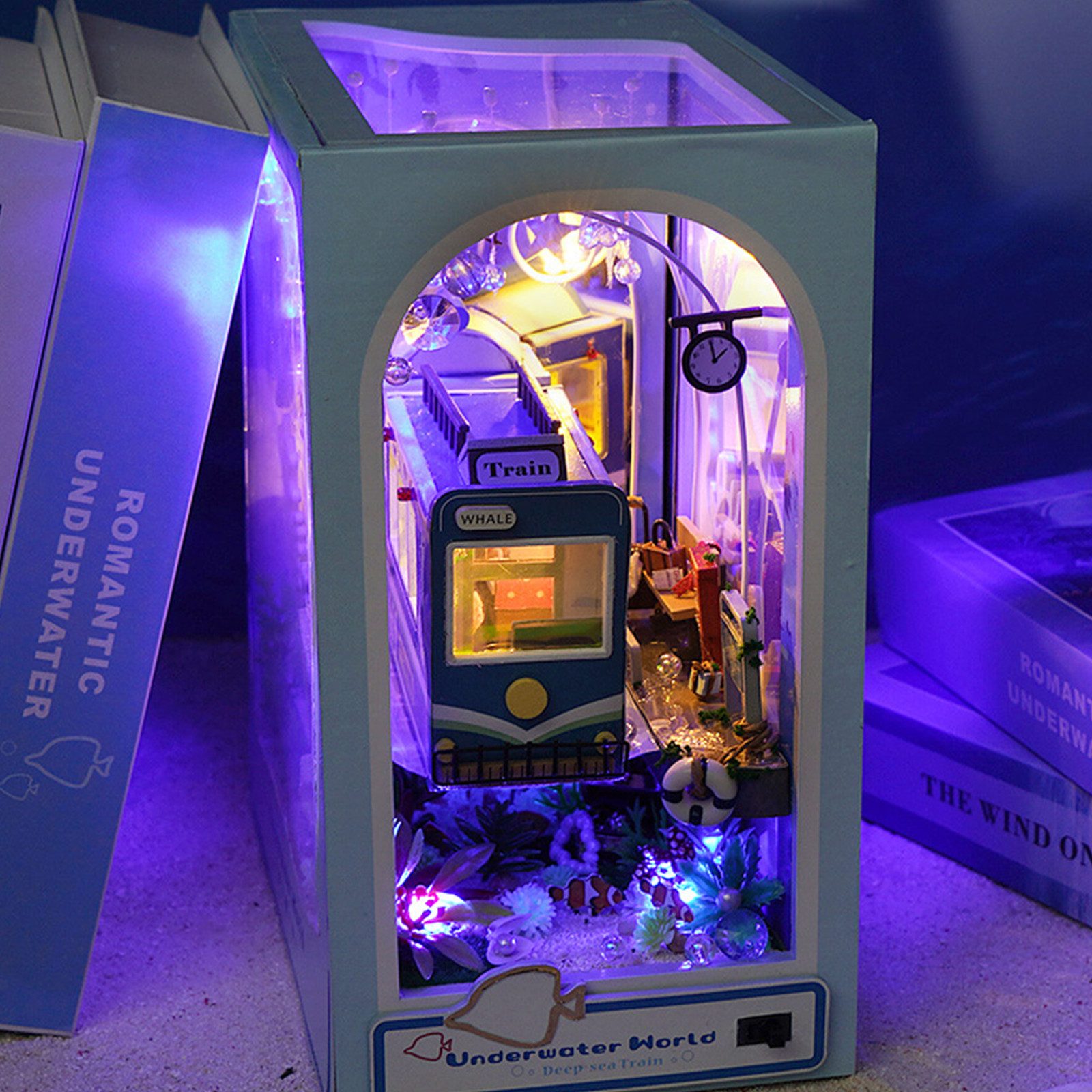 MODFU 3D-Puzzle Buchstütze Miniatur Holz Bücherregal günstig online kaufen