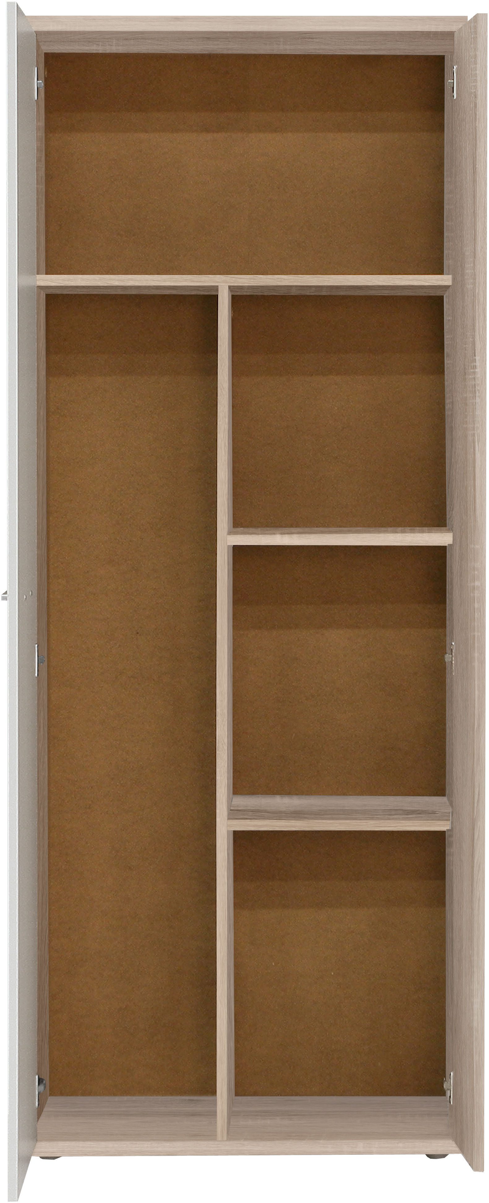 FORTE Mehrzweckschrank Platzsparend und kompakt, Stauraum B/H/T 68,9/179,1/34,8 cm – Bild 4 von 5