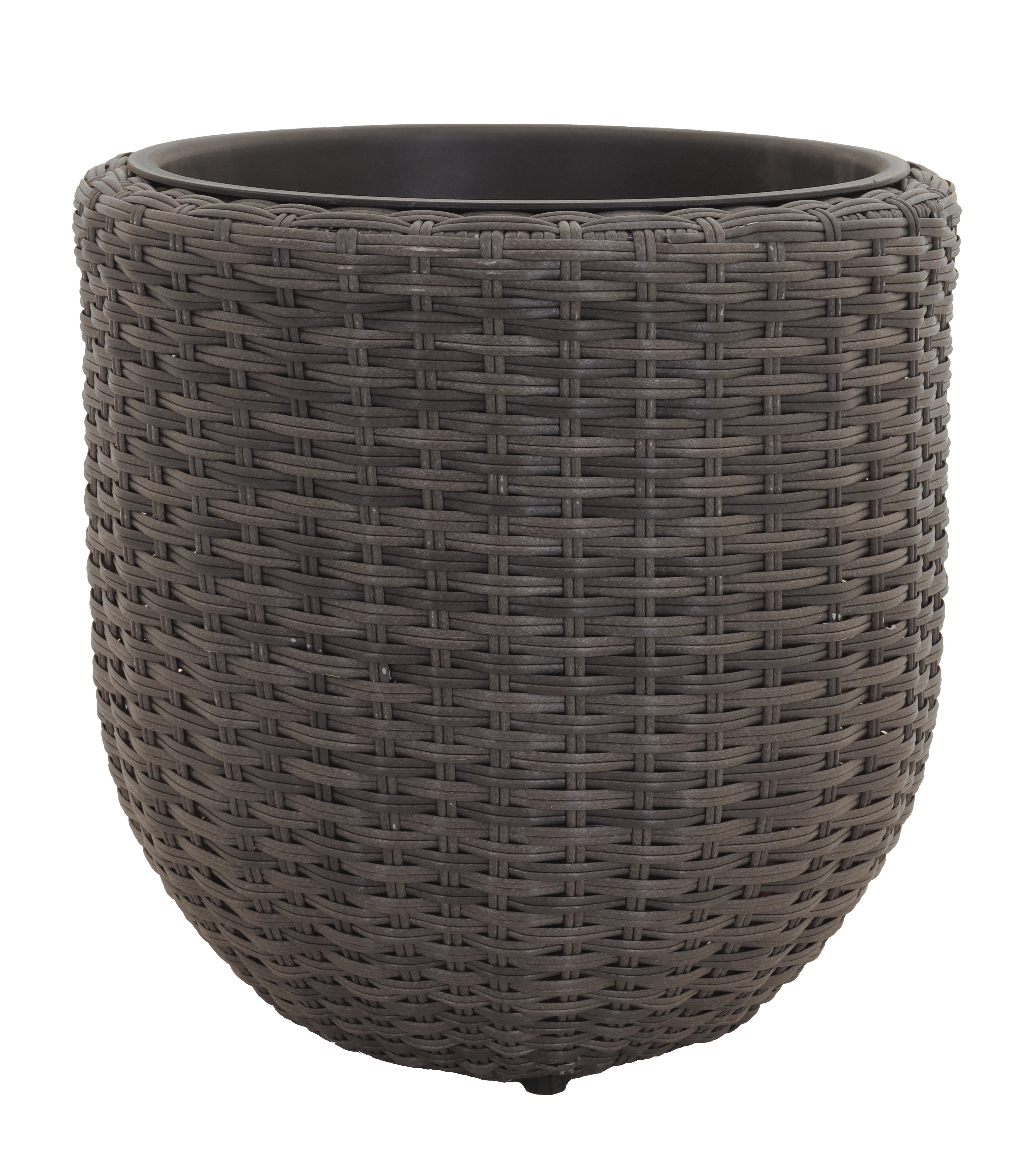 tegawo Pflanzkübel Polyrattan rund günstig online kaufen