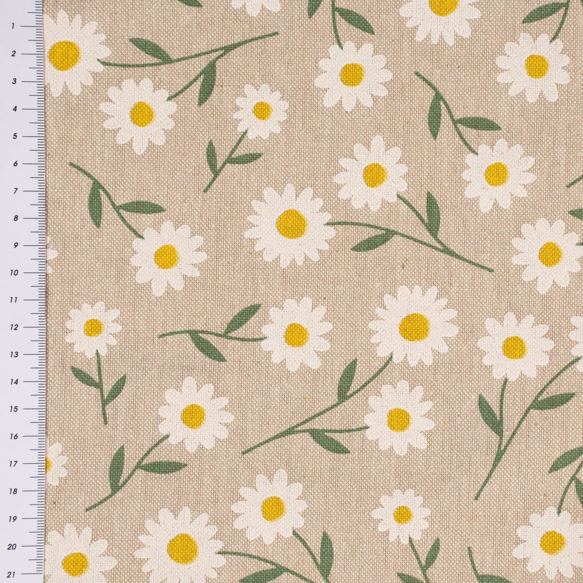 SCHÖNER LEBEN. Tischdecke SCHÖNER LEBEN. Tischdecke Gänseblümchen hellblau oder natur weiß, handmade