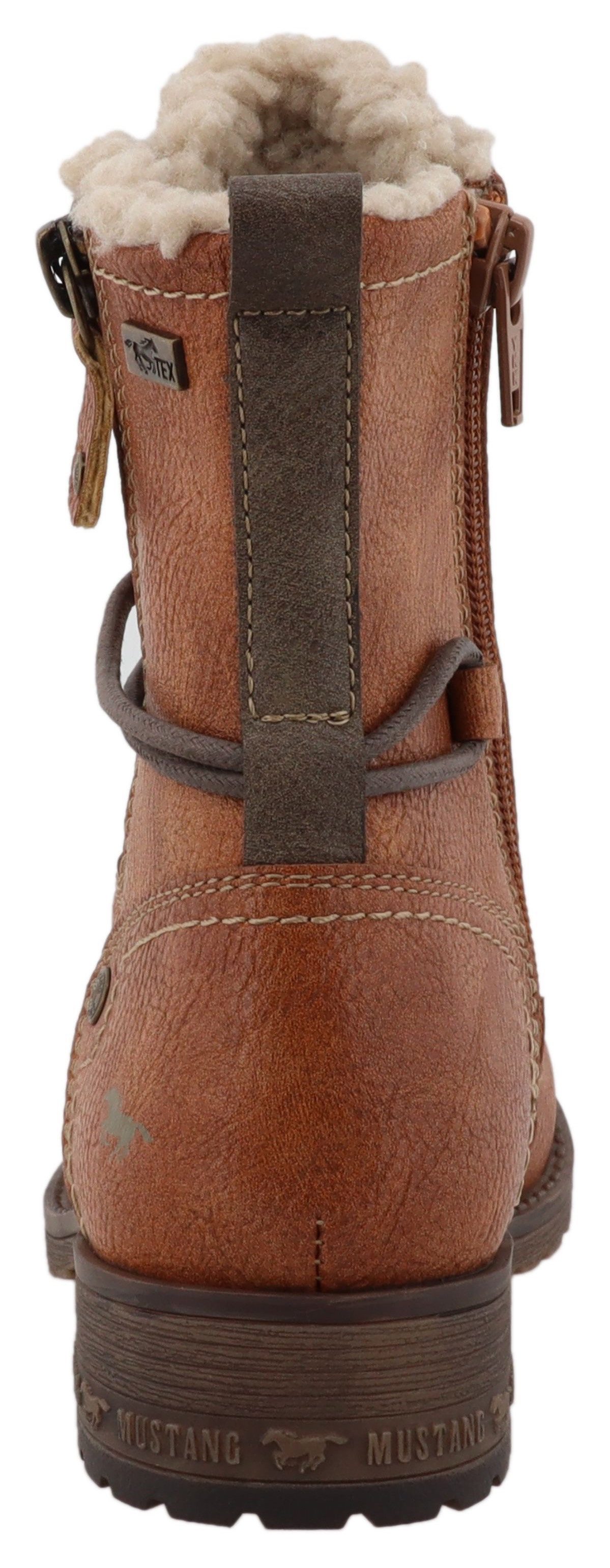 Mustang Shoes Concetta Winterstiefel Stiefel, Schnürstiefel mit TEX-Membran