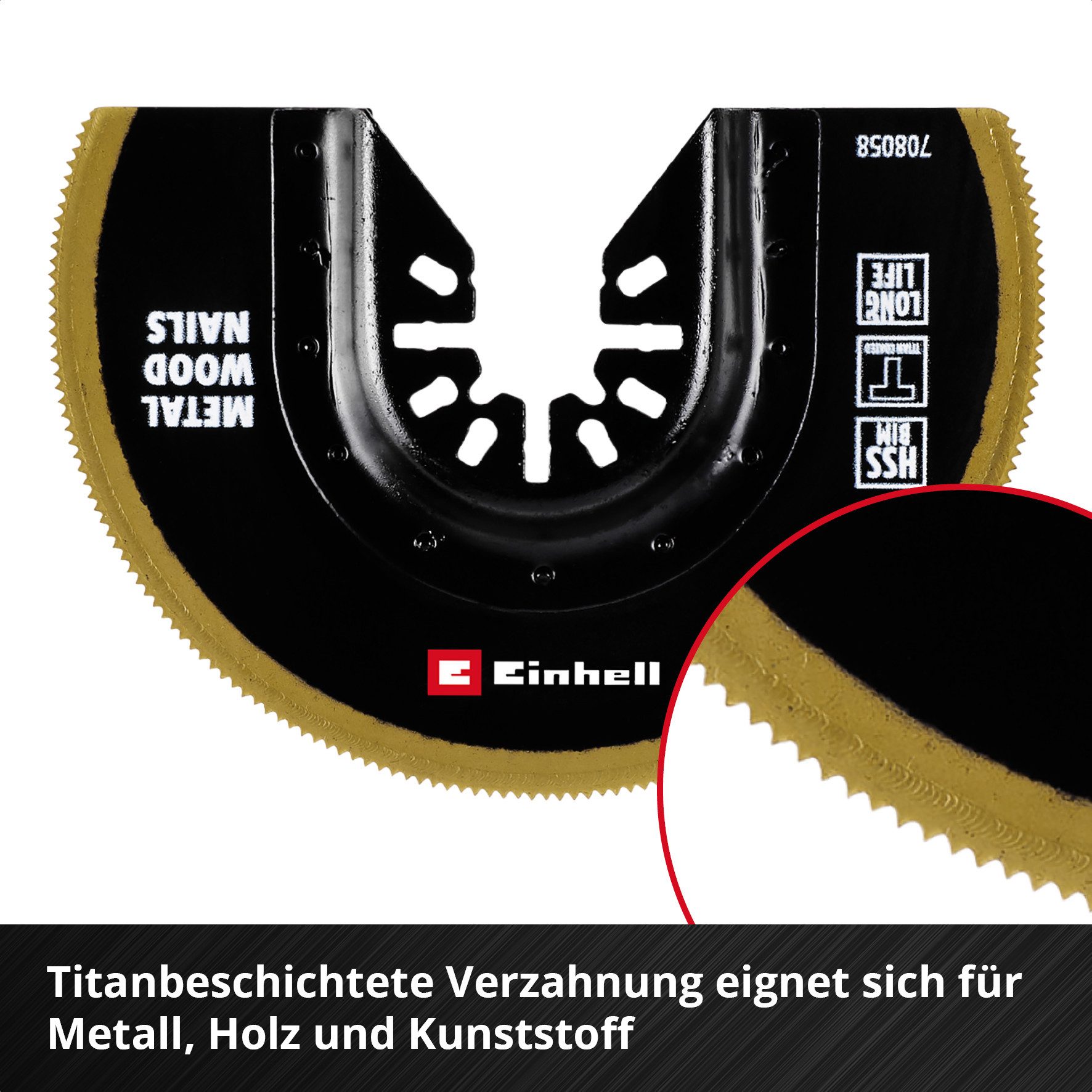 Einhell Sägeblatt Original Einhell Bi-Metall Tauchsägeblatt Titanbeschichtet (88 mm Br, Original Einhell Bi-Metall Tauchsägeblatt Titanbeschichtet (88 mm Br