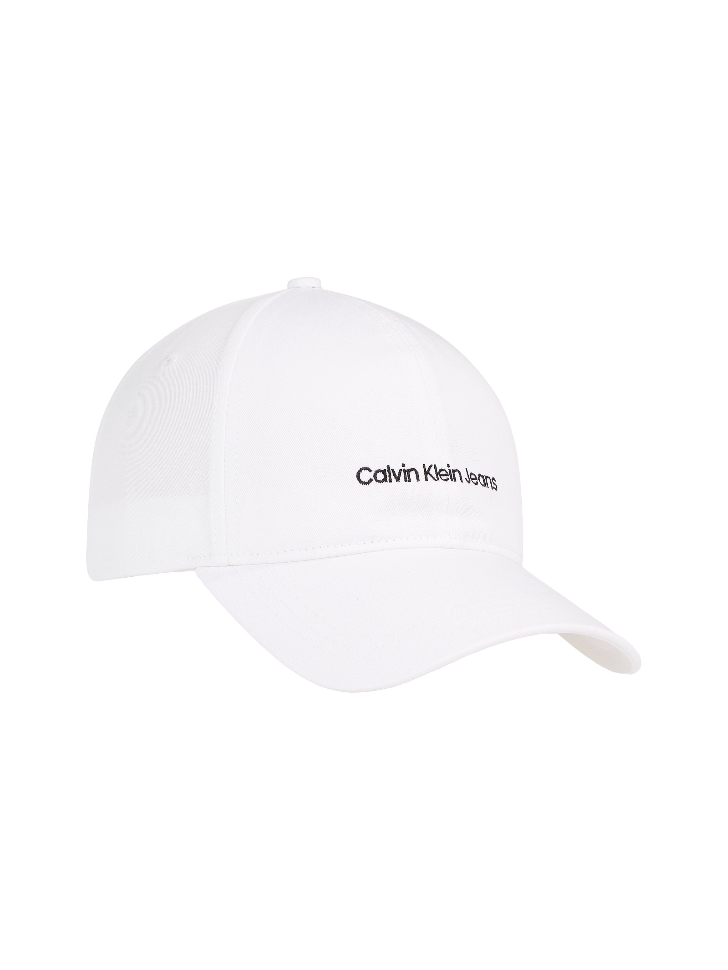 Calvin CAP Bright White INSTITUTIONAL Cap Baseball Jeans Klein