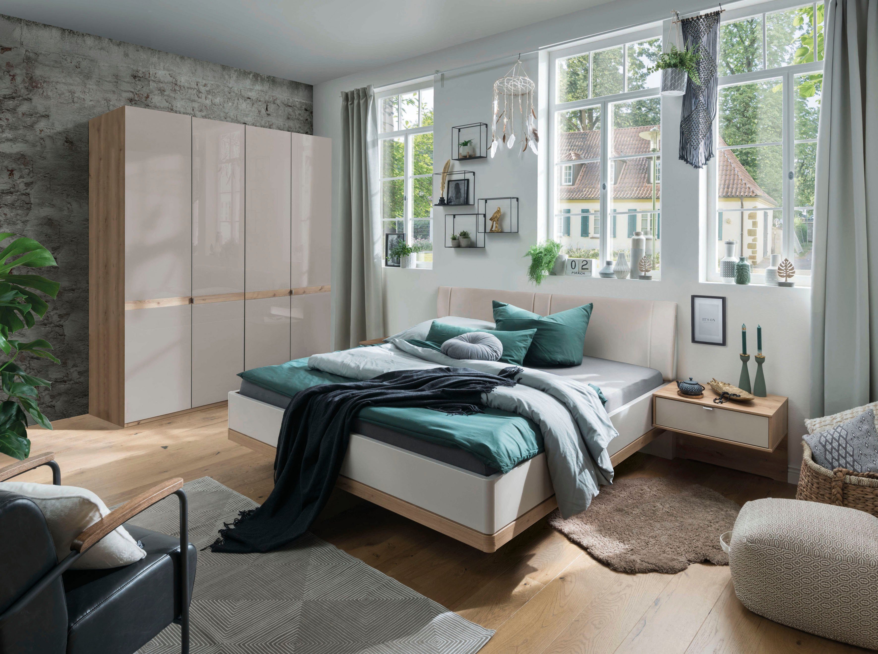 WIEMANN Kleiderschrank Barcelona mit schmaler Bauchbinde