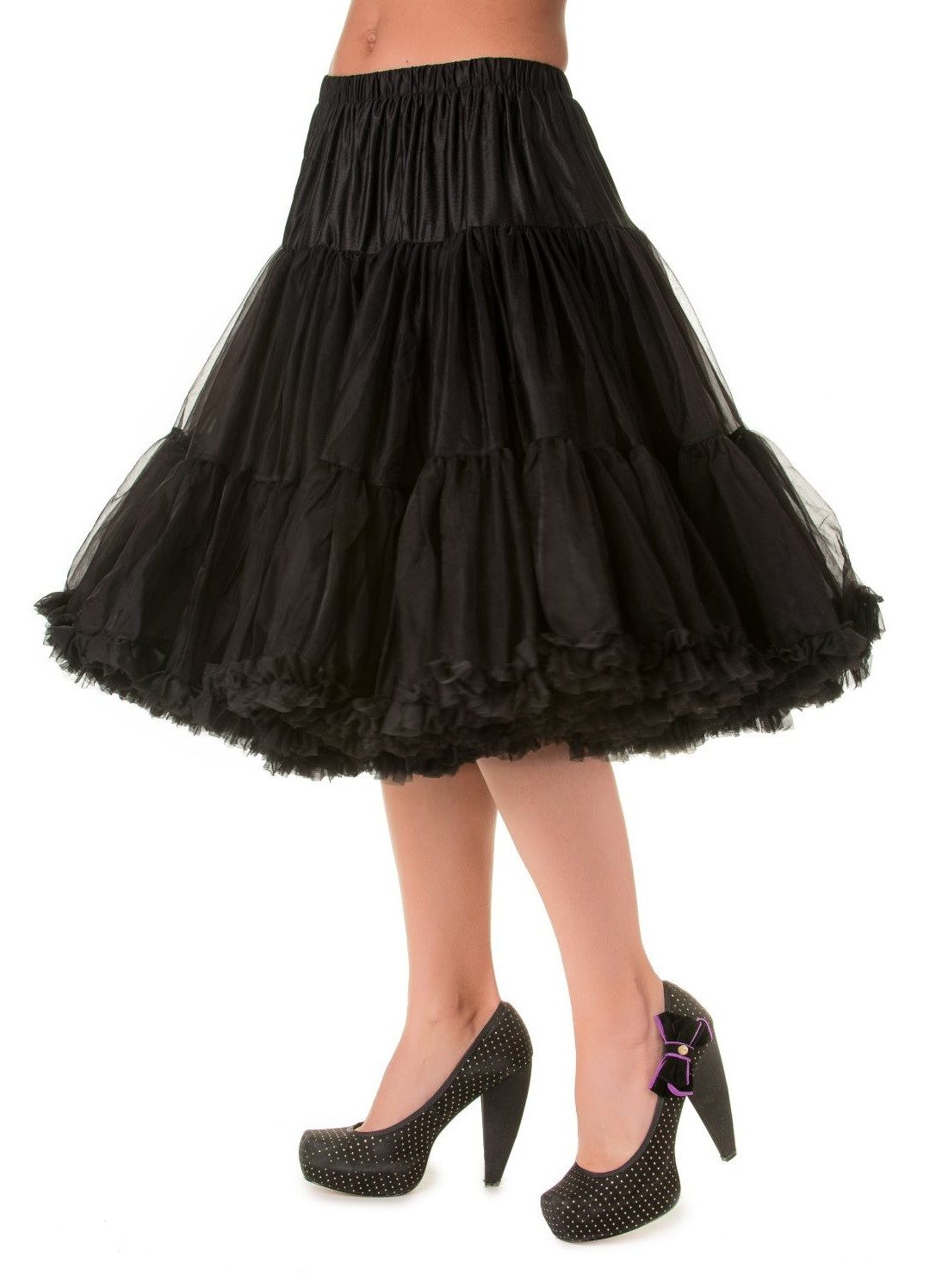 Banned Unterrock Starlite Schwarz Rockabilly Swing günstig online kaufen