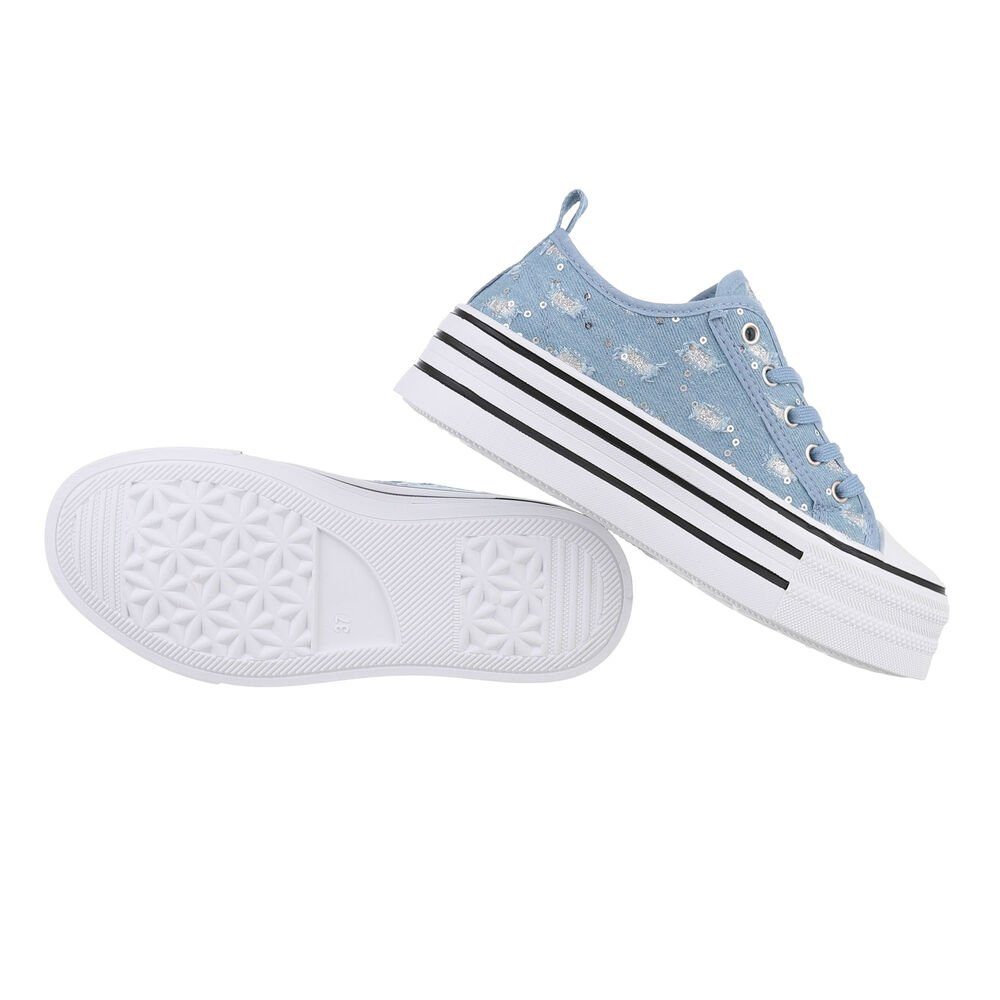 Ital-Design Komfort Sneaker mit erhöhter Sohle für Alltag & Freizeit Sneake günstig online kaufen