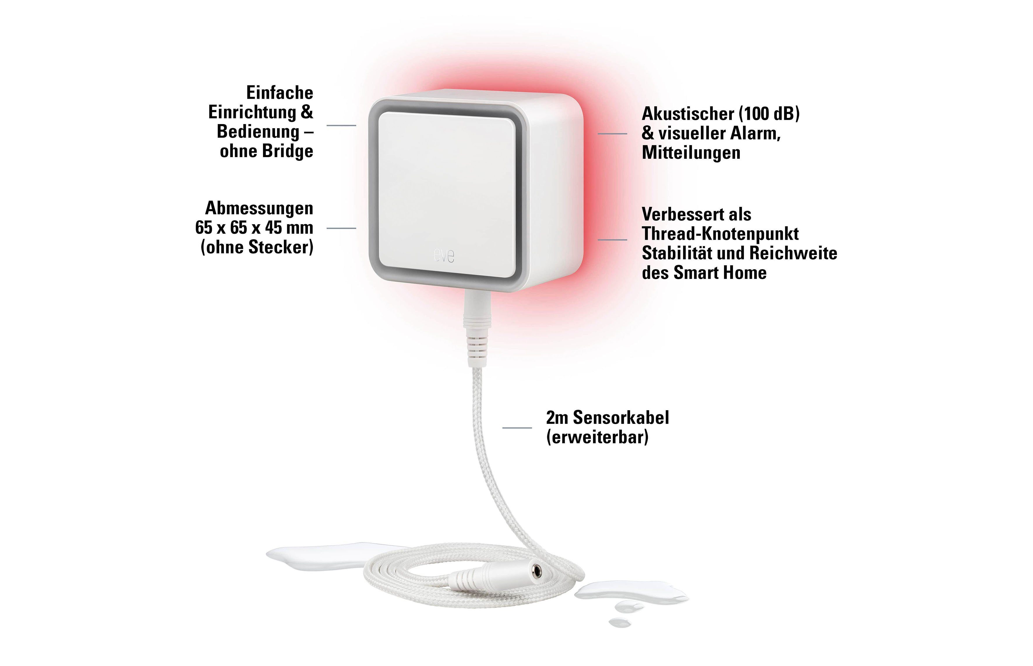 Guard Sensor Mitteilungen Water EVE (HomeKit),