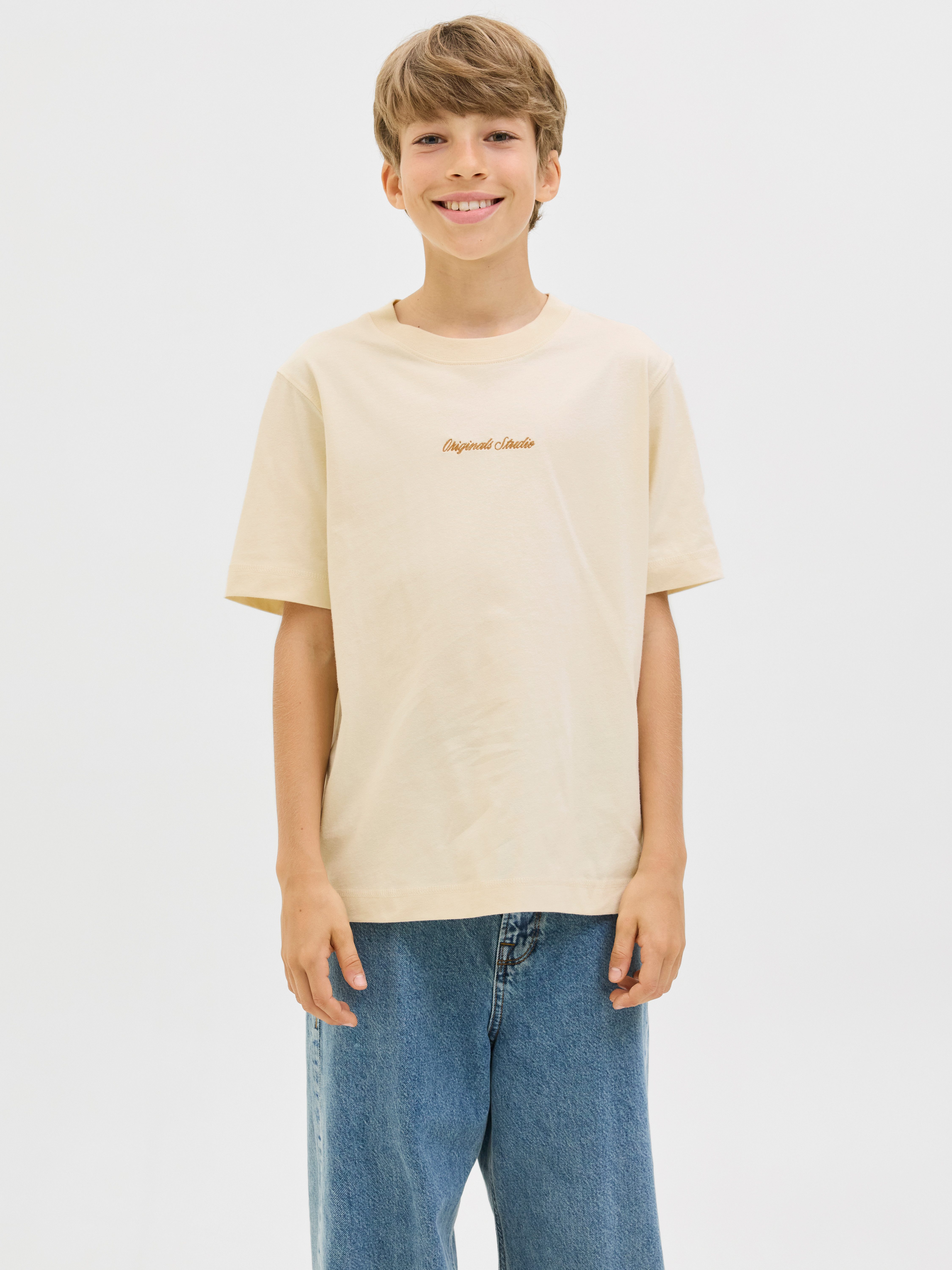 T-Shirt JORNORREBRO EMB TEE SS CN NOOS JNR