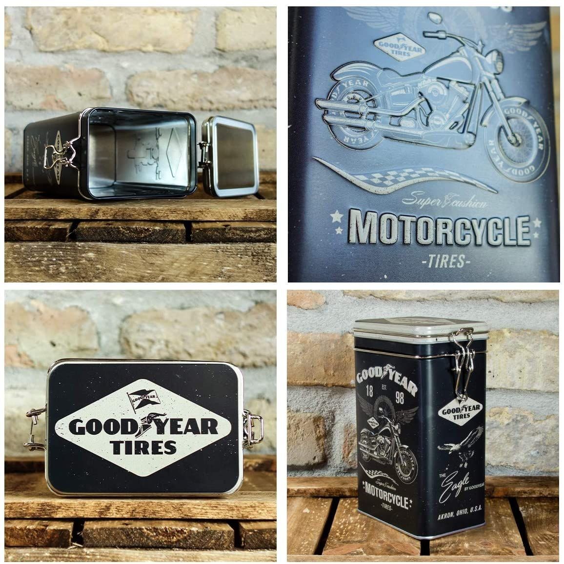 Nostalgic-Art Kaffeedose Aromadose - GOOD YEAR - GOOD YEAR Motorcycle – Bild 4 von 5
