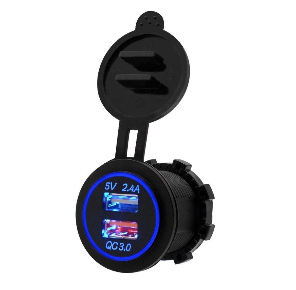 12V Motorrad USB Steckdose US15 USB-Ladegerät