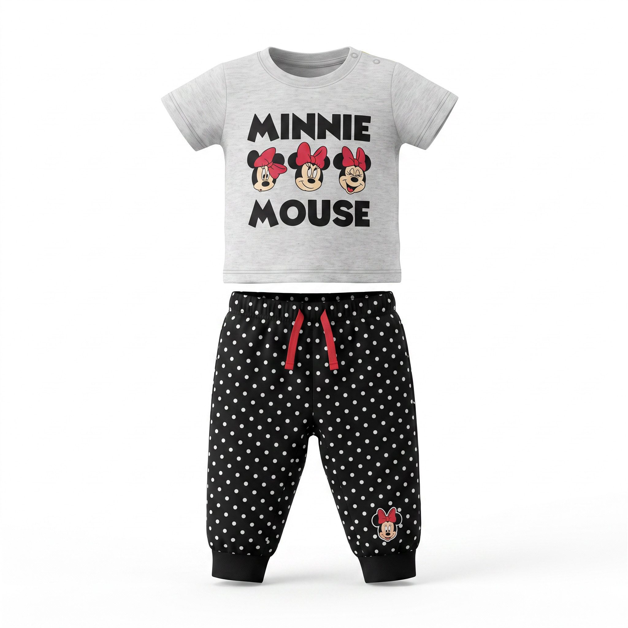 Disney T-Shirt Minnie Maus Baby Outfit Shirt und Hose Gr. 62 bis 86