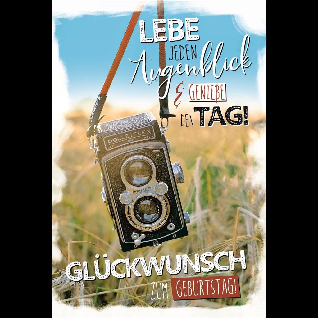 Skorpion Grußkarten Geburtstag - Glückwunschkarte im Format 11,5 x 17 cm mit Umschlag