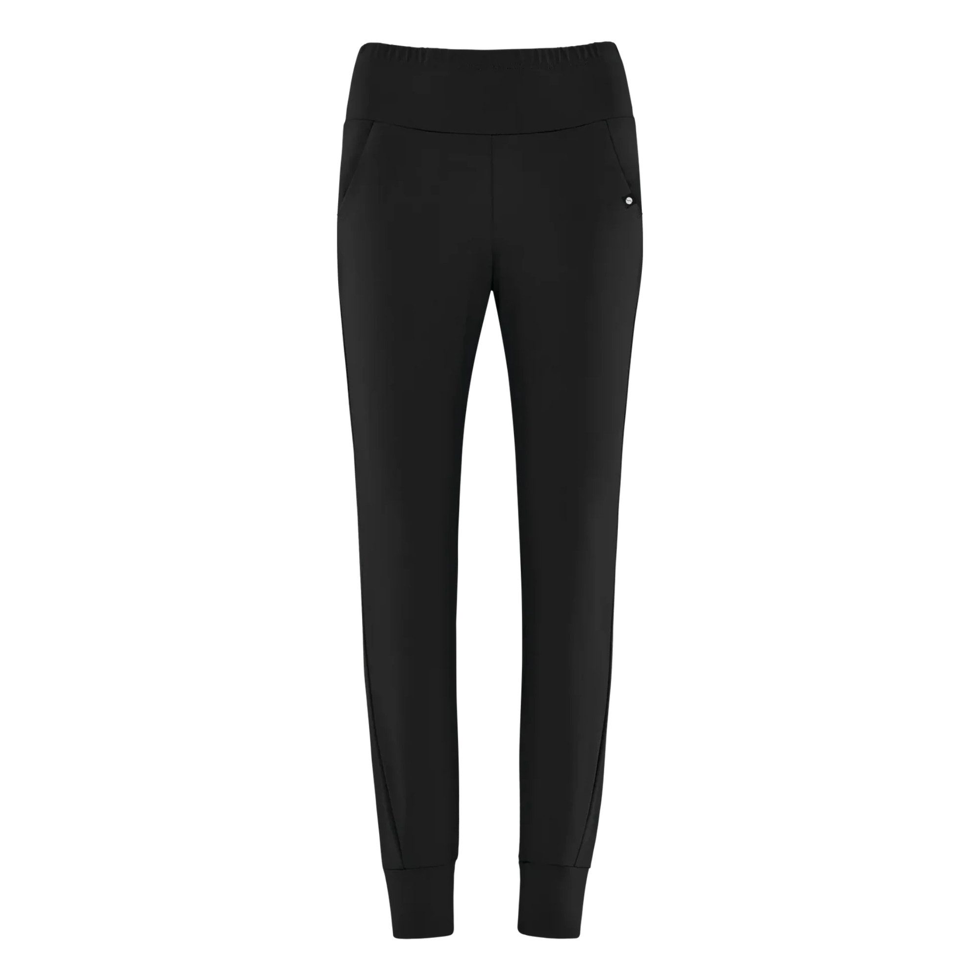SCHNEIDER Sportswear Jogginghose LAGUNAW Damen Fitness-Hose kurze Länge Schwarz