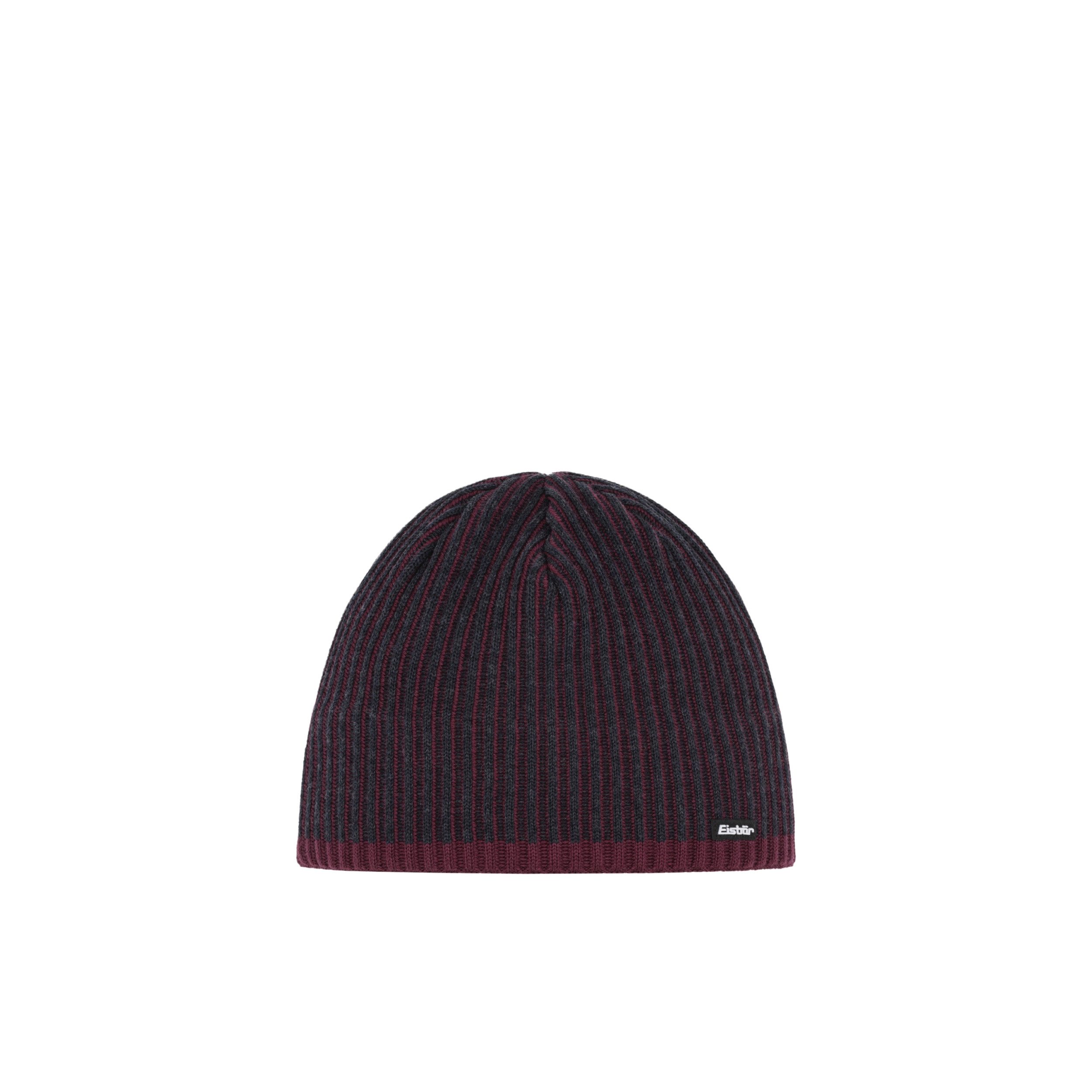 Eisbär Strickmütze ALEX XL NIGHT RED-GRAFIT günstig online kaufen